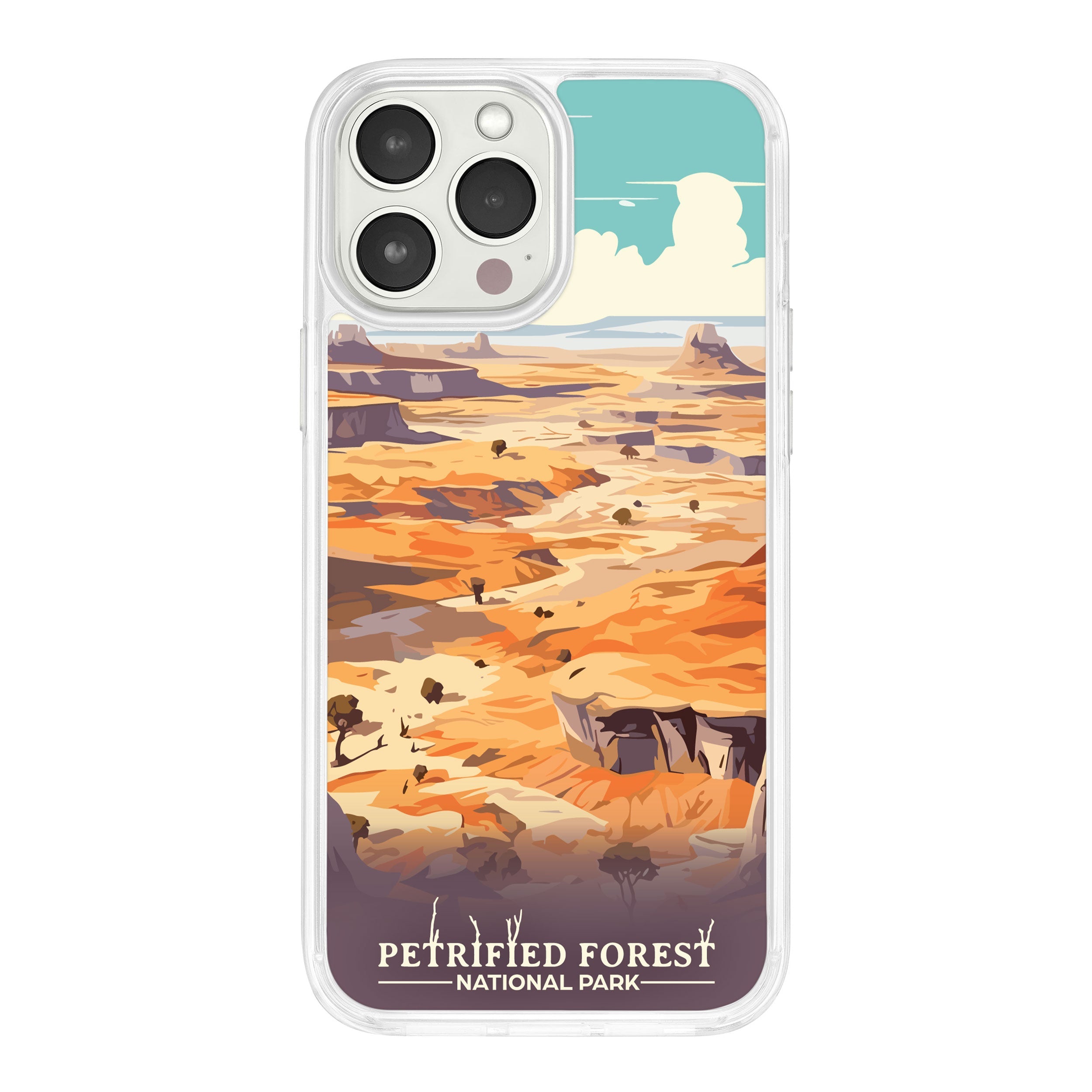 National Parks Petrified Forest HD Apple iPhone 16 Mag-Safe Phone Case