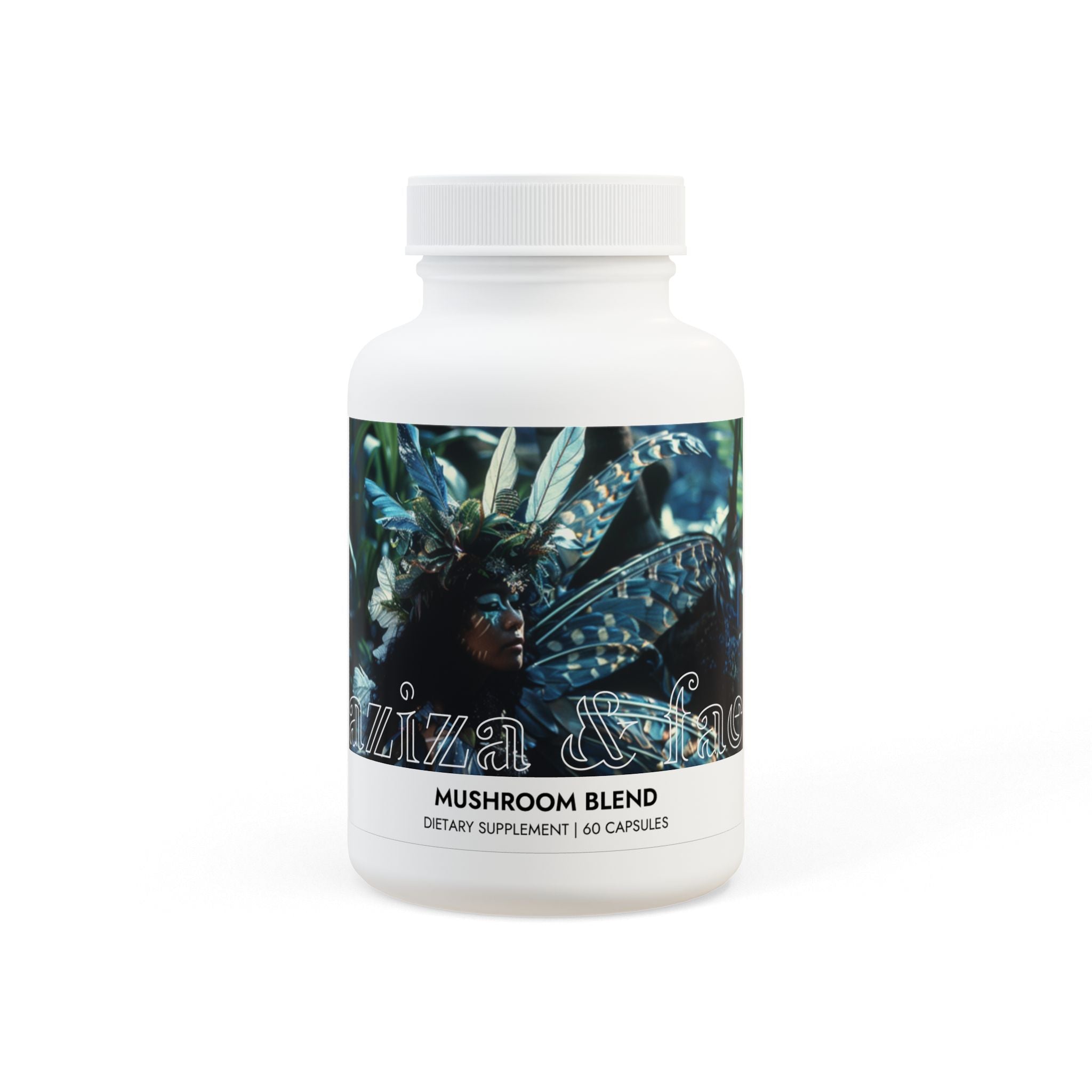 Aziza &amp;amp; Fae Mushroom Blend Supplement (60 Capsules)