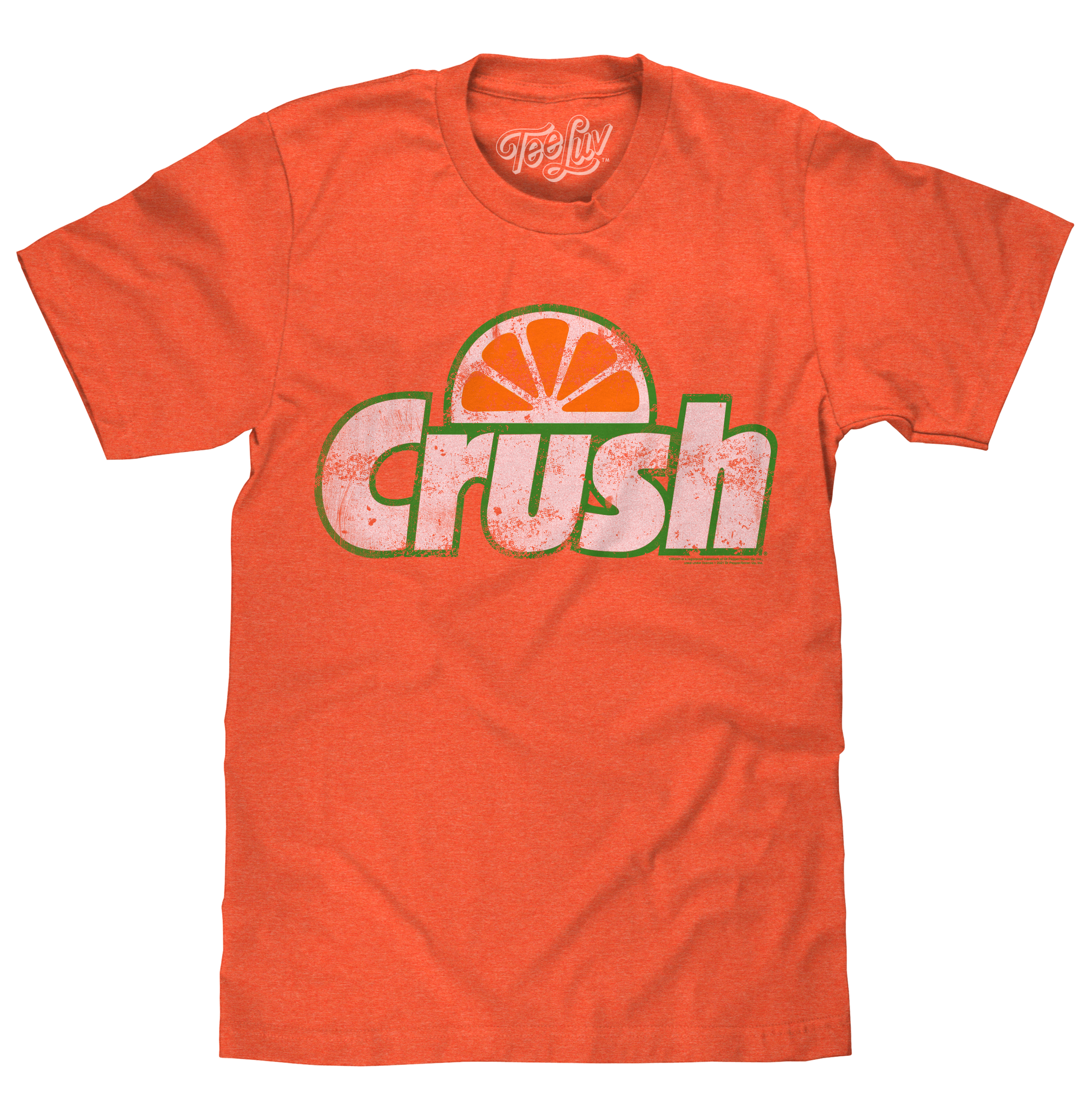 Vintage Orange Crush Logo T-Shirt - Orange