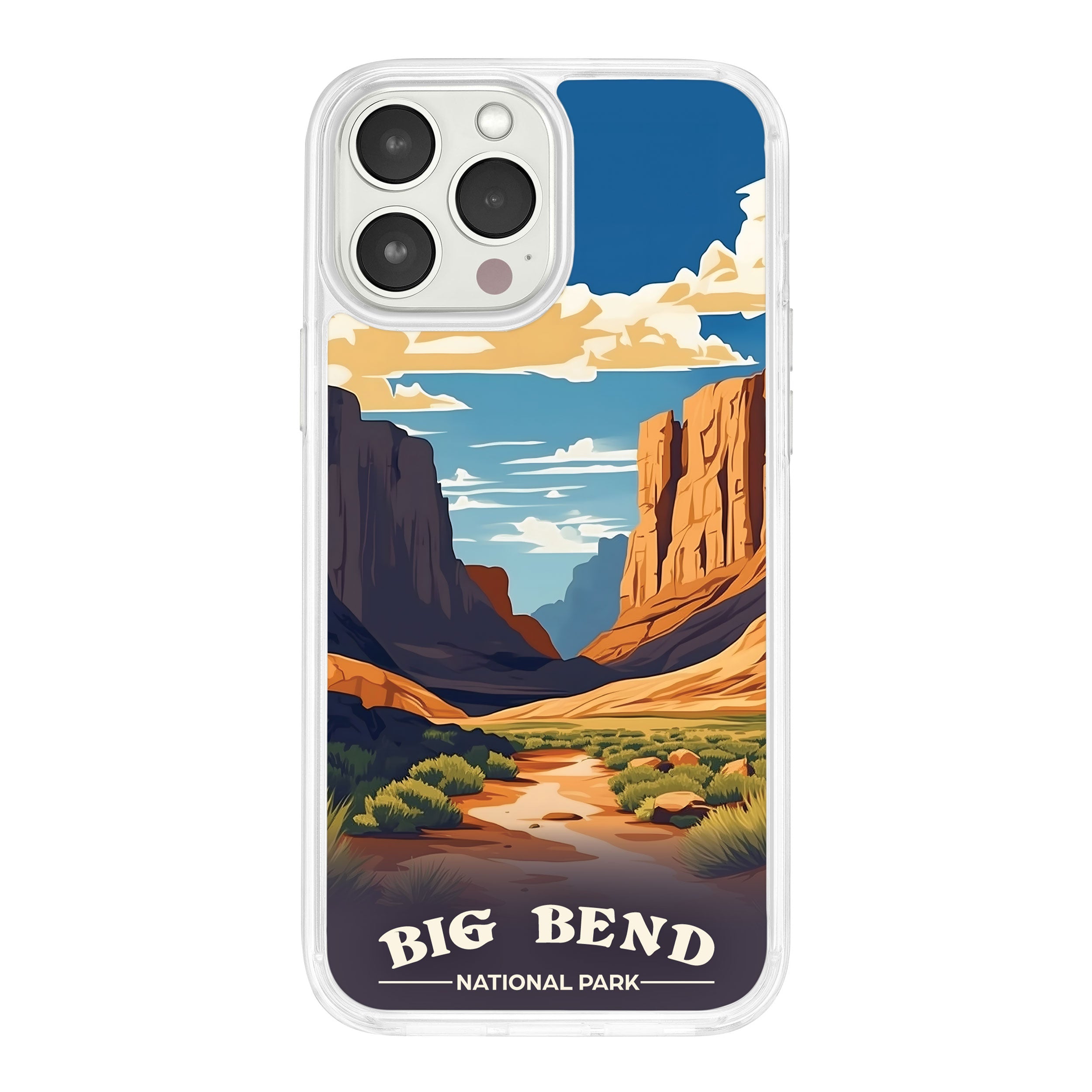 National Parks Big Bend HD Apple iPhone 15 Series Mag-Safe Phone Case