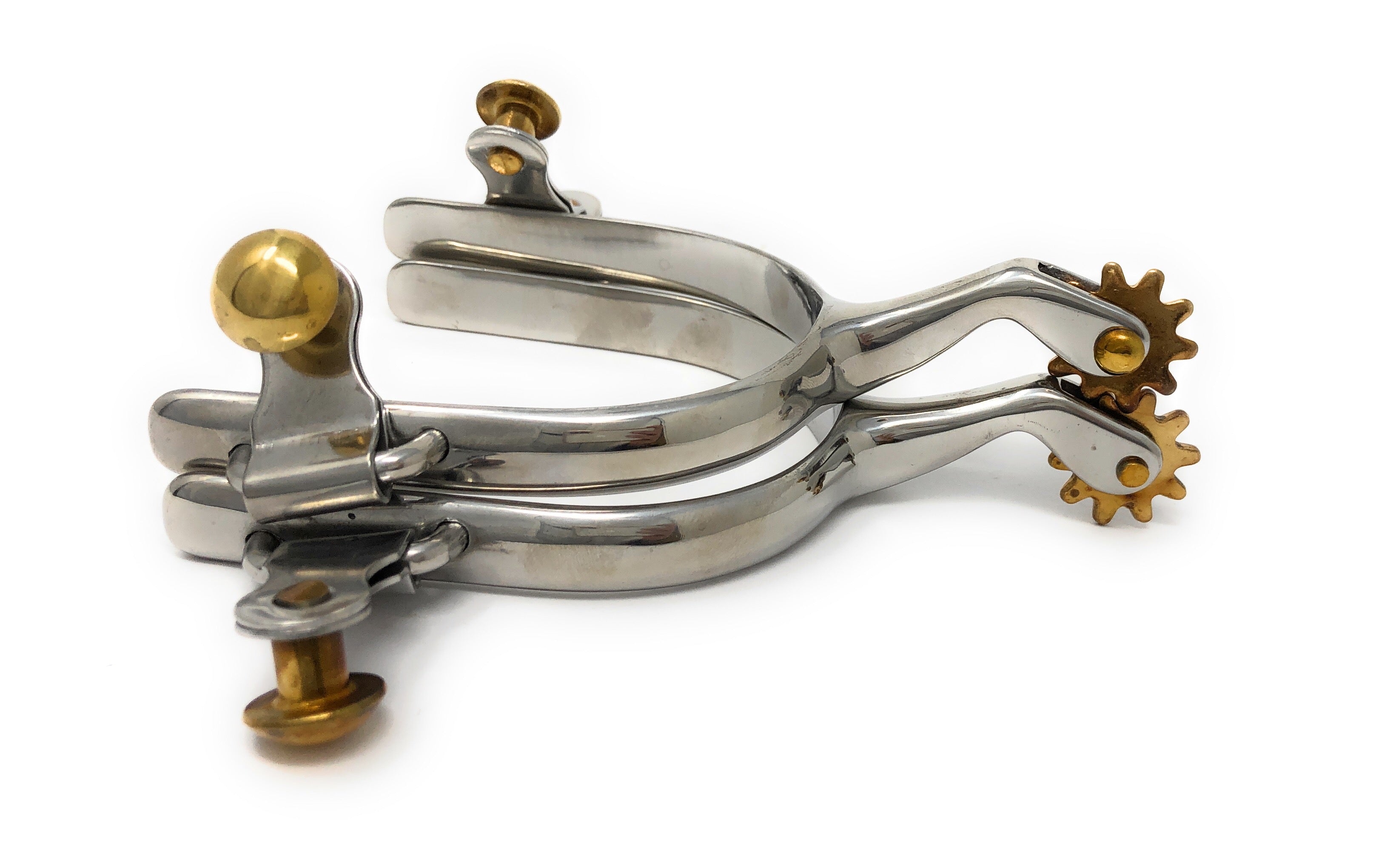 AJ Tack Men&amp;#39;s Plain Band Roping Spurs