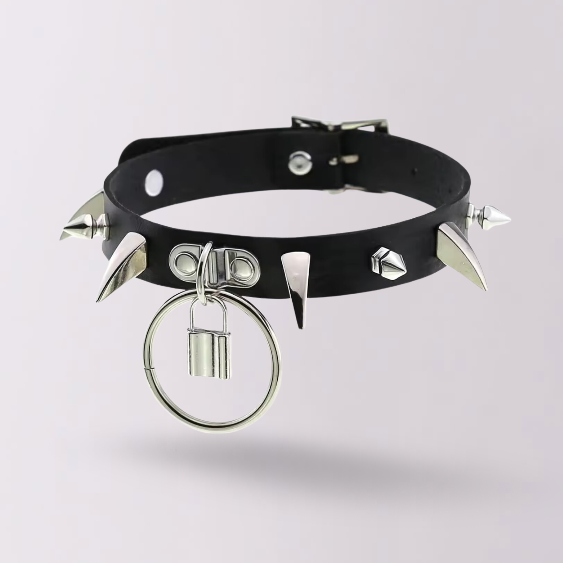 Noir Spike Choker
