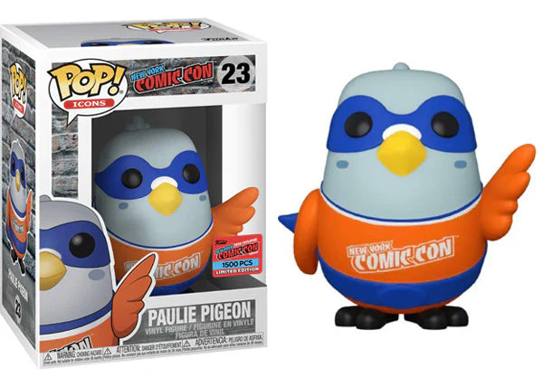 Paulie Pigeon (Orange, New York Comic Con, Icons) 23 - 2020 NYCC Exclusive /1500 made