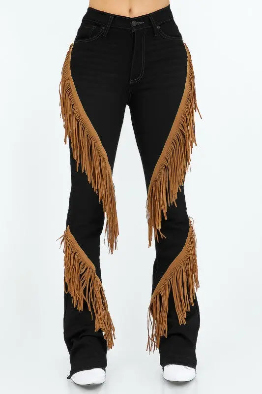 Western Fringe Boot Cut