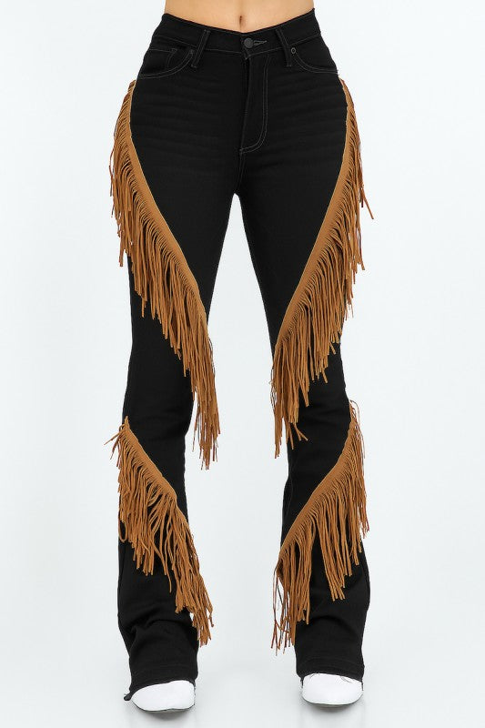 Western Fringe Boot Cut
