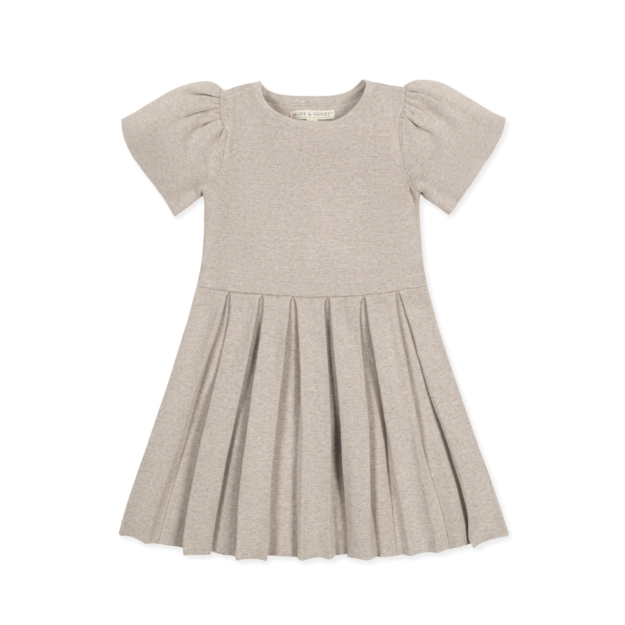 Organic Pleated Sweater Dress - Baby
