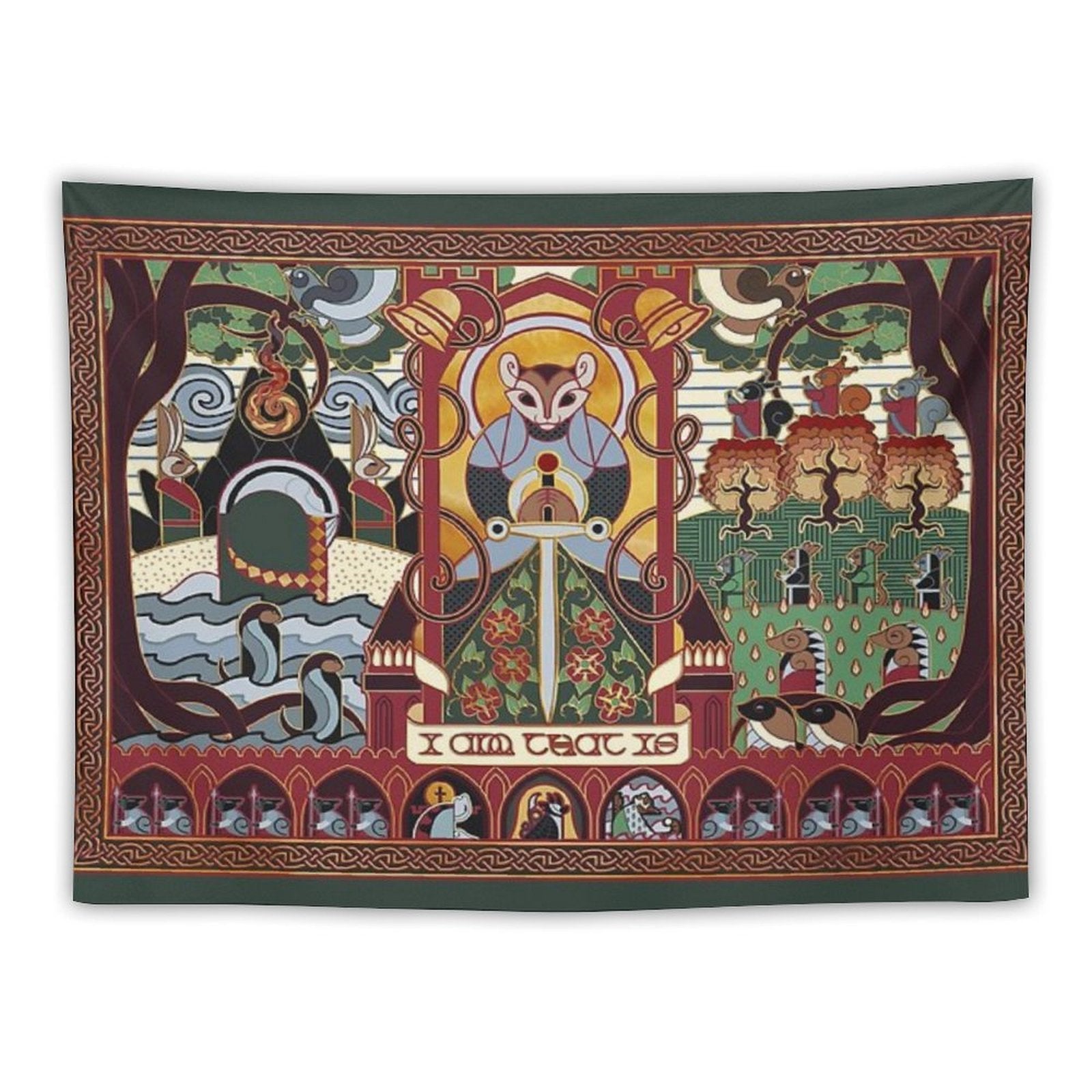 Redwall Tapestry - Martin The Warrior - I AM THAT IS Tapestry