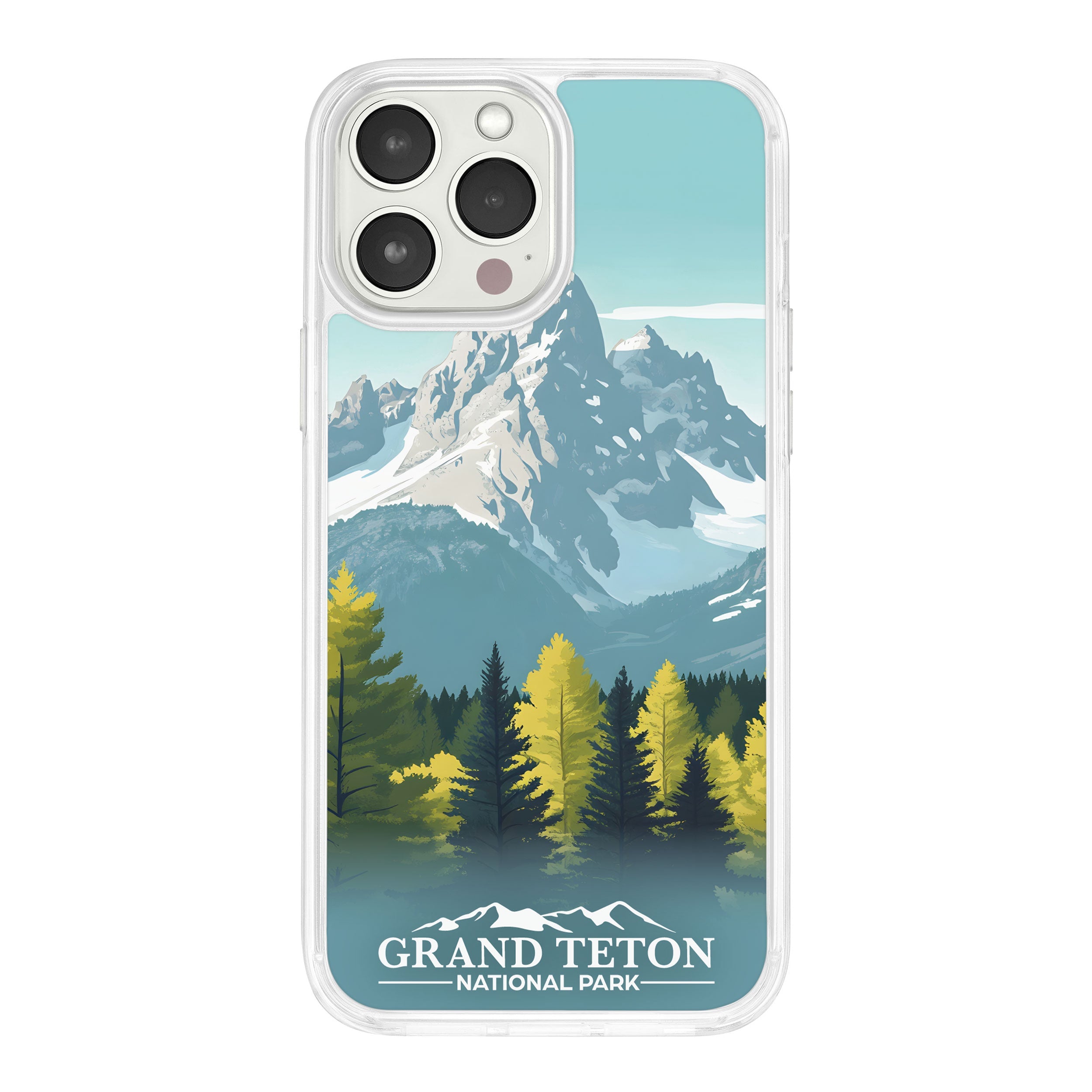 National Parks Grand Teton HD Apple iPhone 15 Series Mag-Safe Phone Case