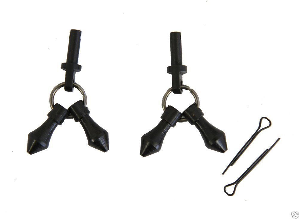 AJ Tack Black Jingle Bobs with Cotter Pins