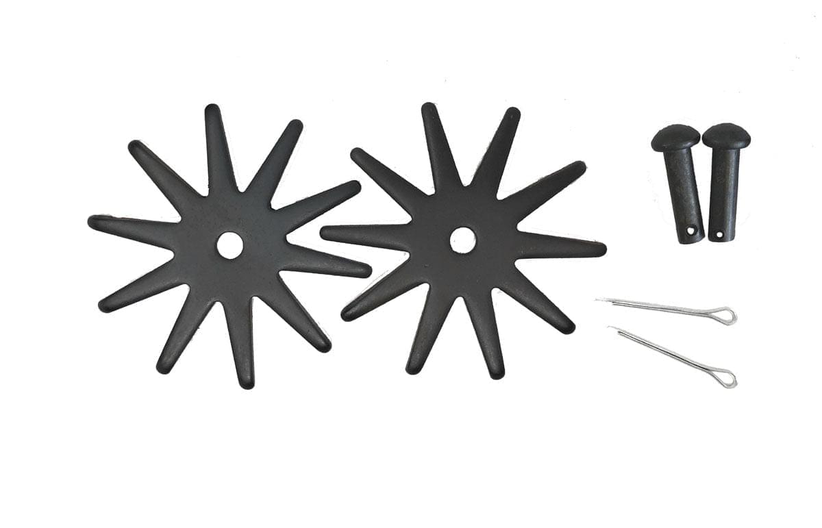 AJ Tack 2 1/8&amp;quot; 10 Point Rowel Package