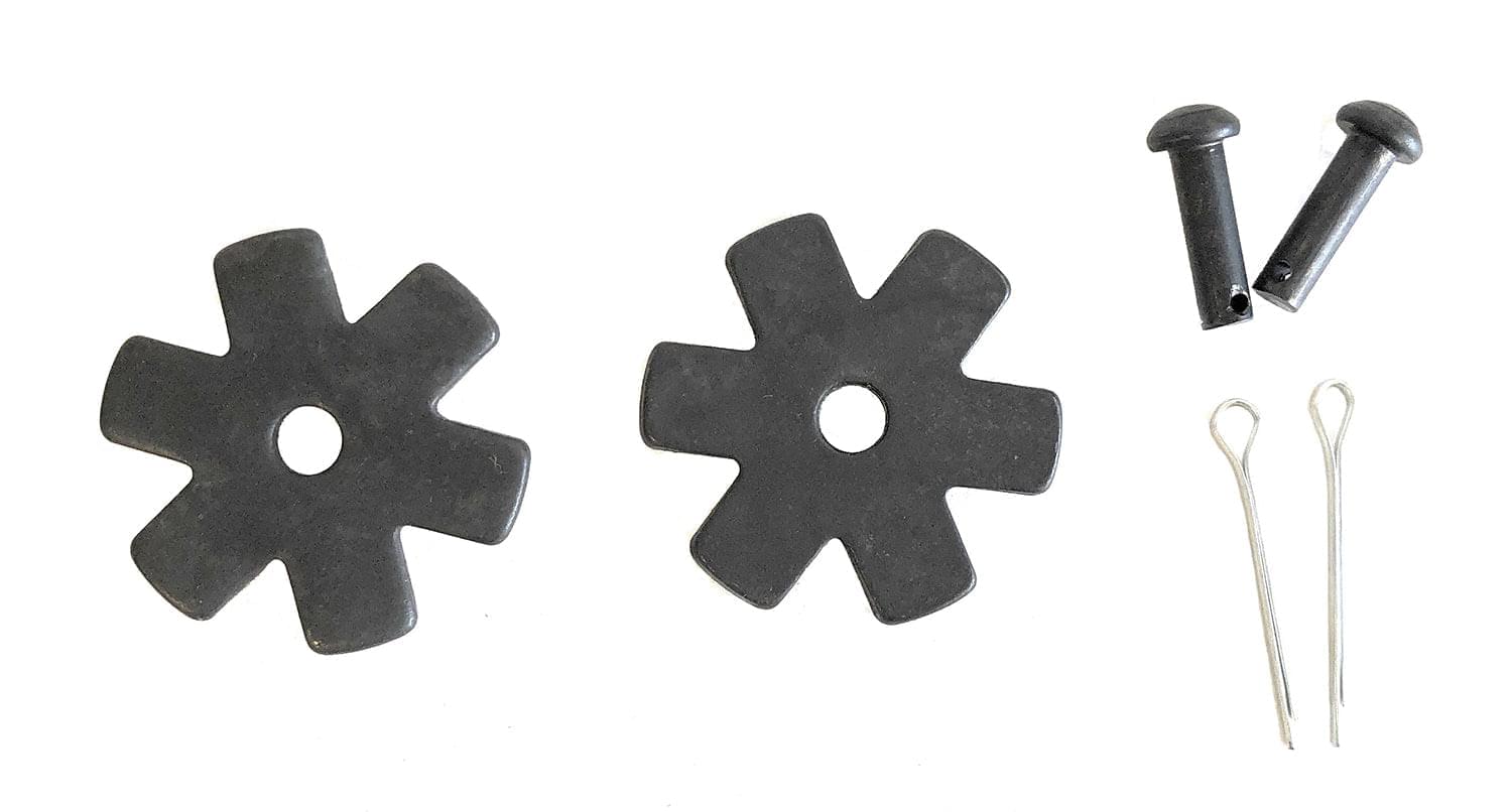 AJ Tack 1 1/4&amp;quot; Blunt 6 Point Rowel Package