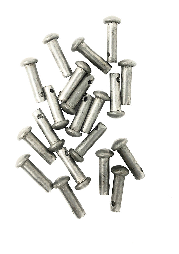 AJ Tack Stainless Steel Spur Rowel Pins - 10 Pairs