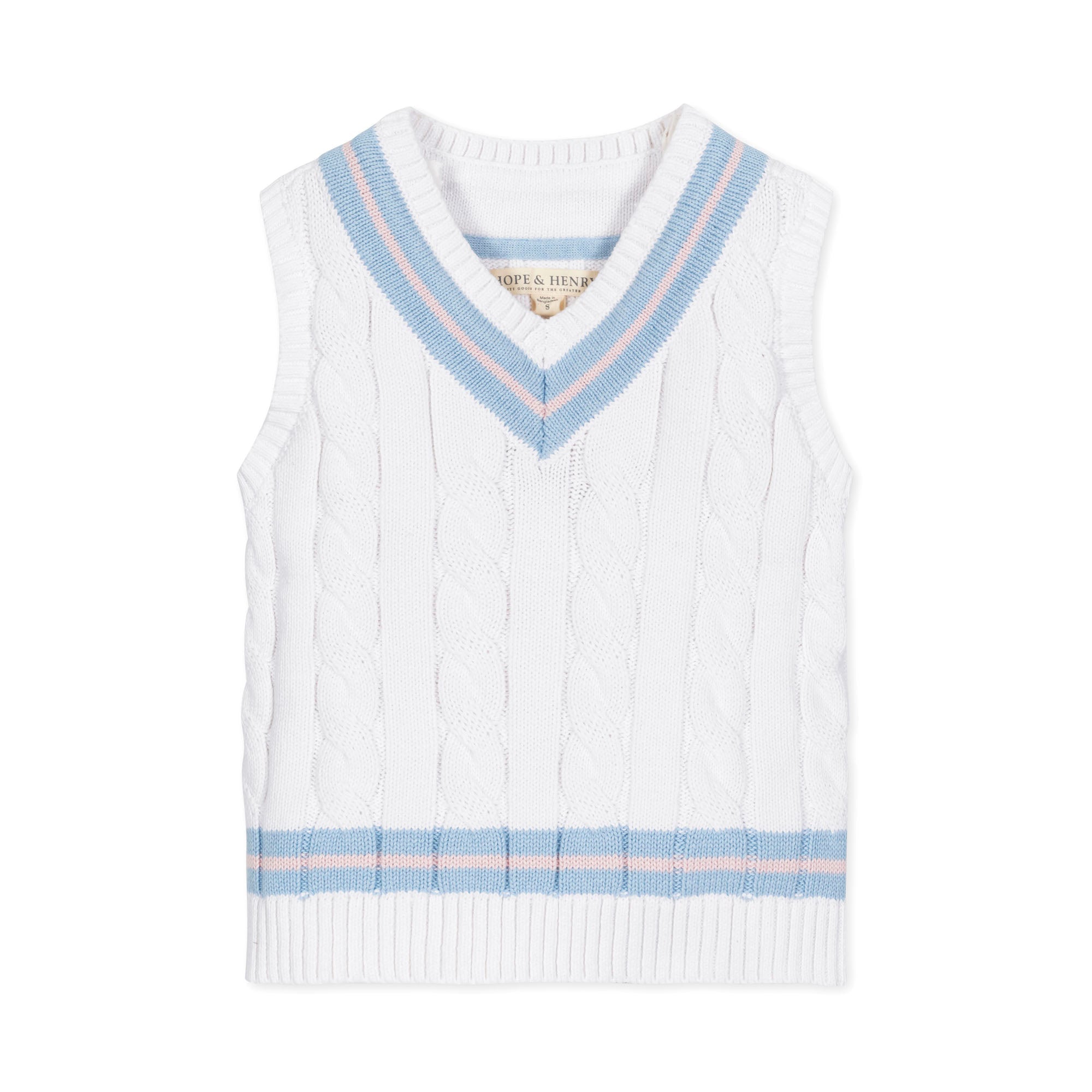 Organic Cricket Sweater Vest - Baby