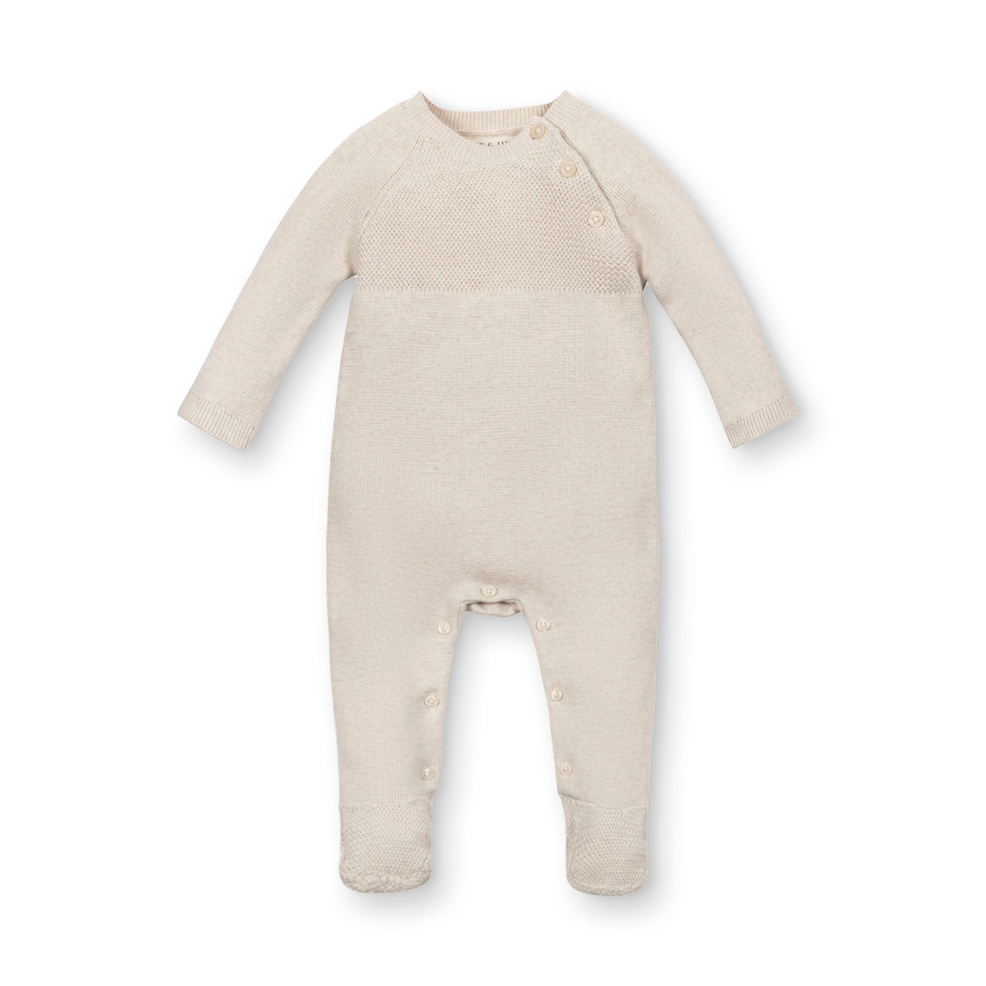 Organic Footed Sweater Romper