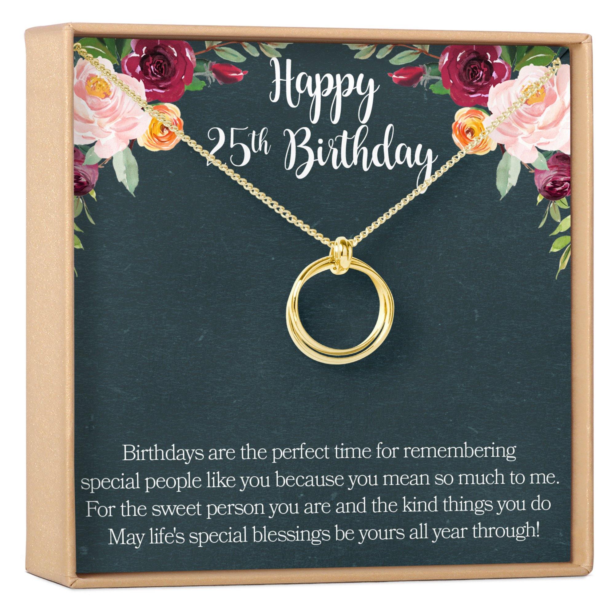 25th Birthday Necklace