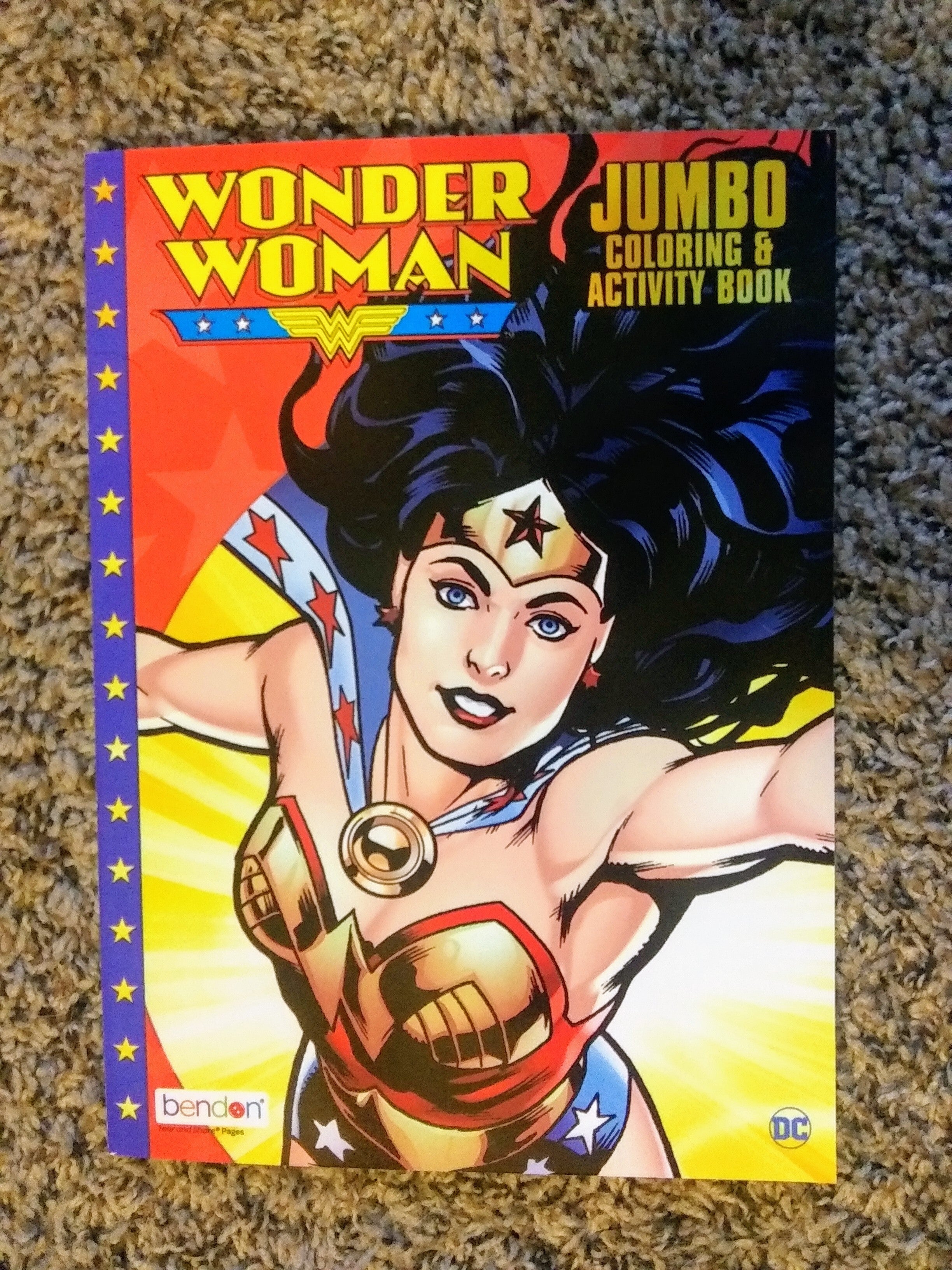 DC Wonder Woman Jumbo Coloring Book