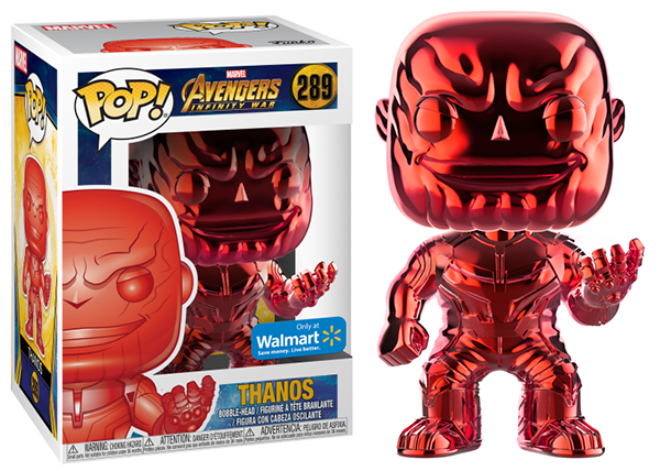 THANOS (RED CHROME, INFINITY WAR) 289 - WALMART EXCLUSIVE