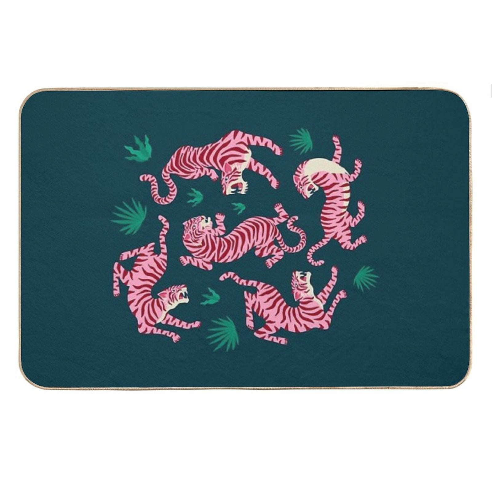 Night Race Pink Tiger Edition Bath Mat