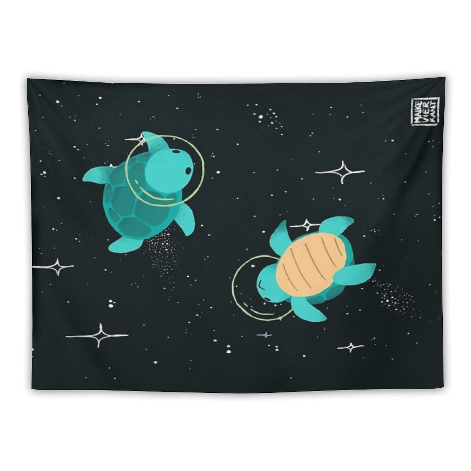 Space Turtles Tapestry