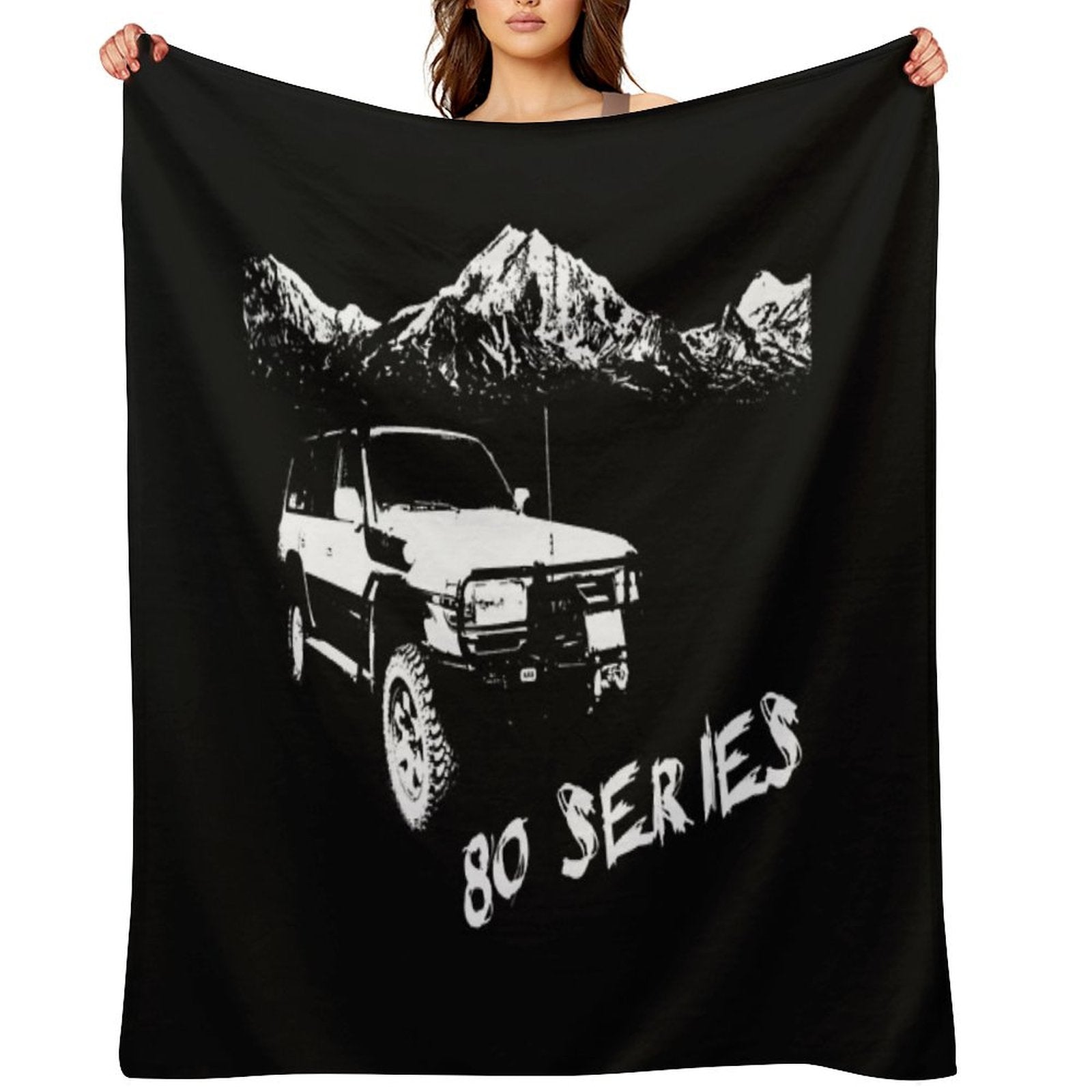 80 Series Landcruiser Throw Blanket