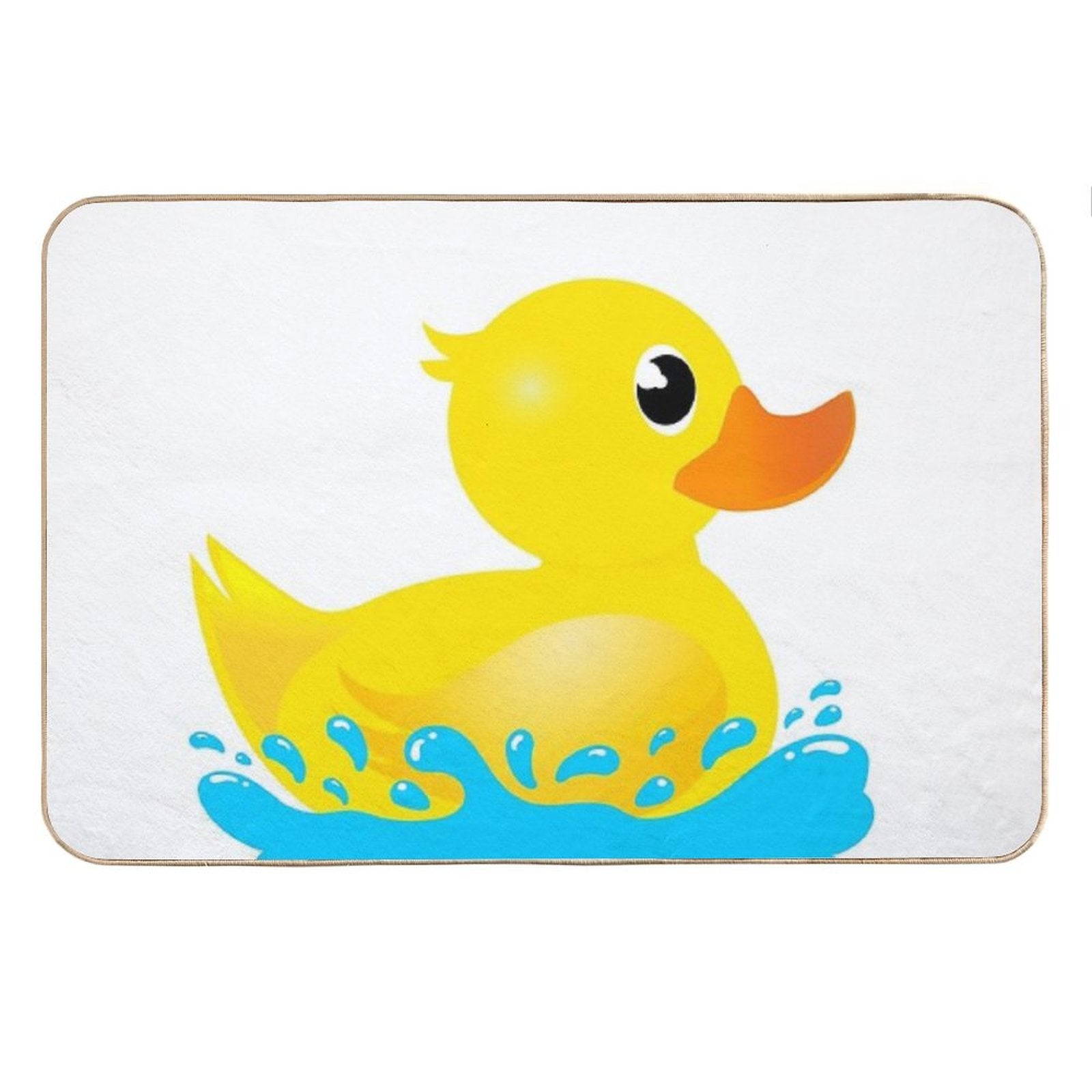 Yellow Rubber Duck &amp;amp; Splash Bath Mat