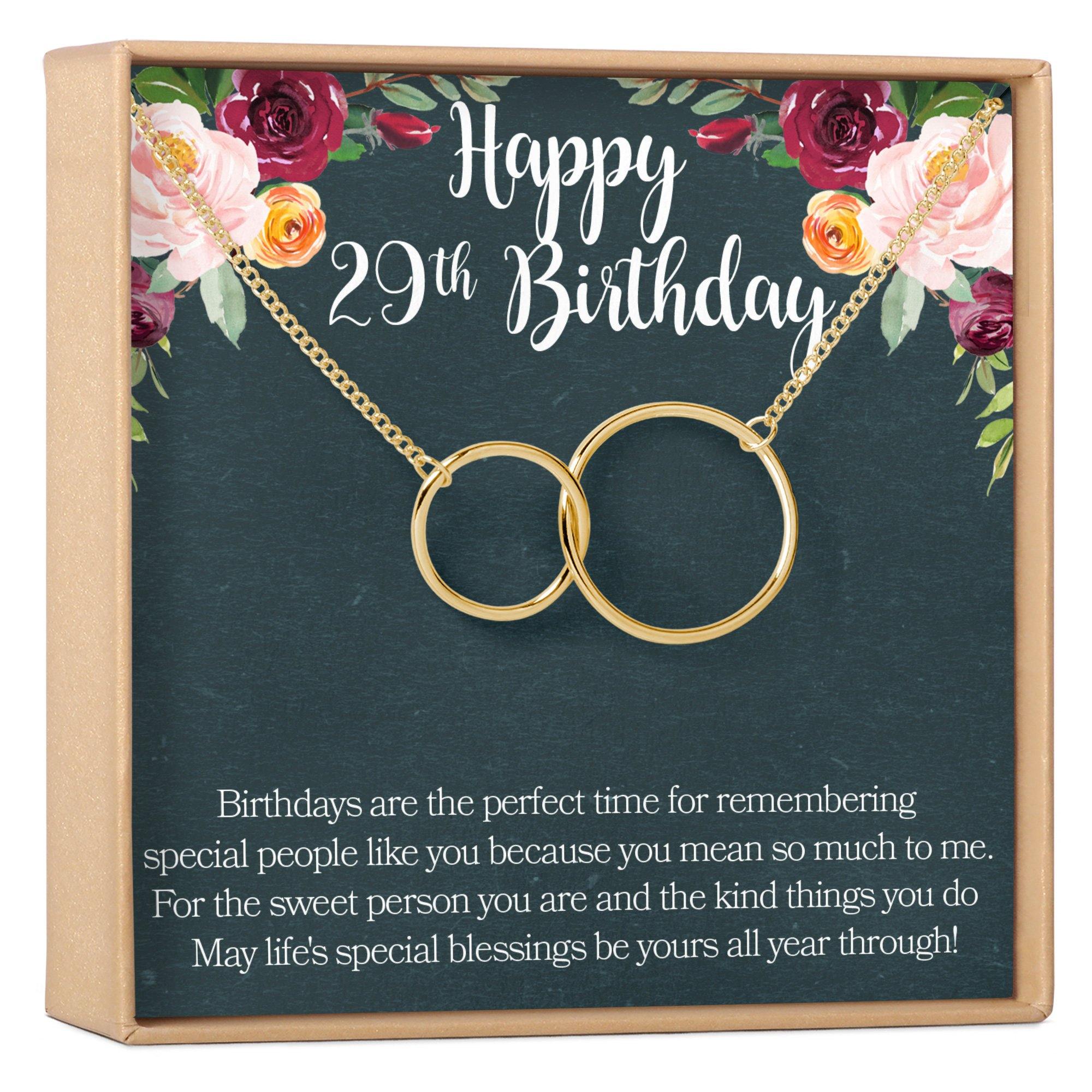 29th Birthday Necklace