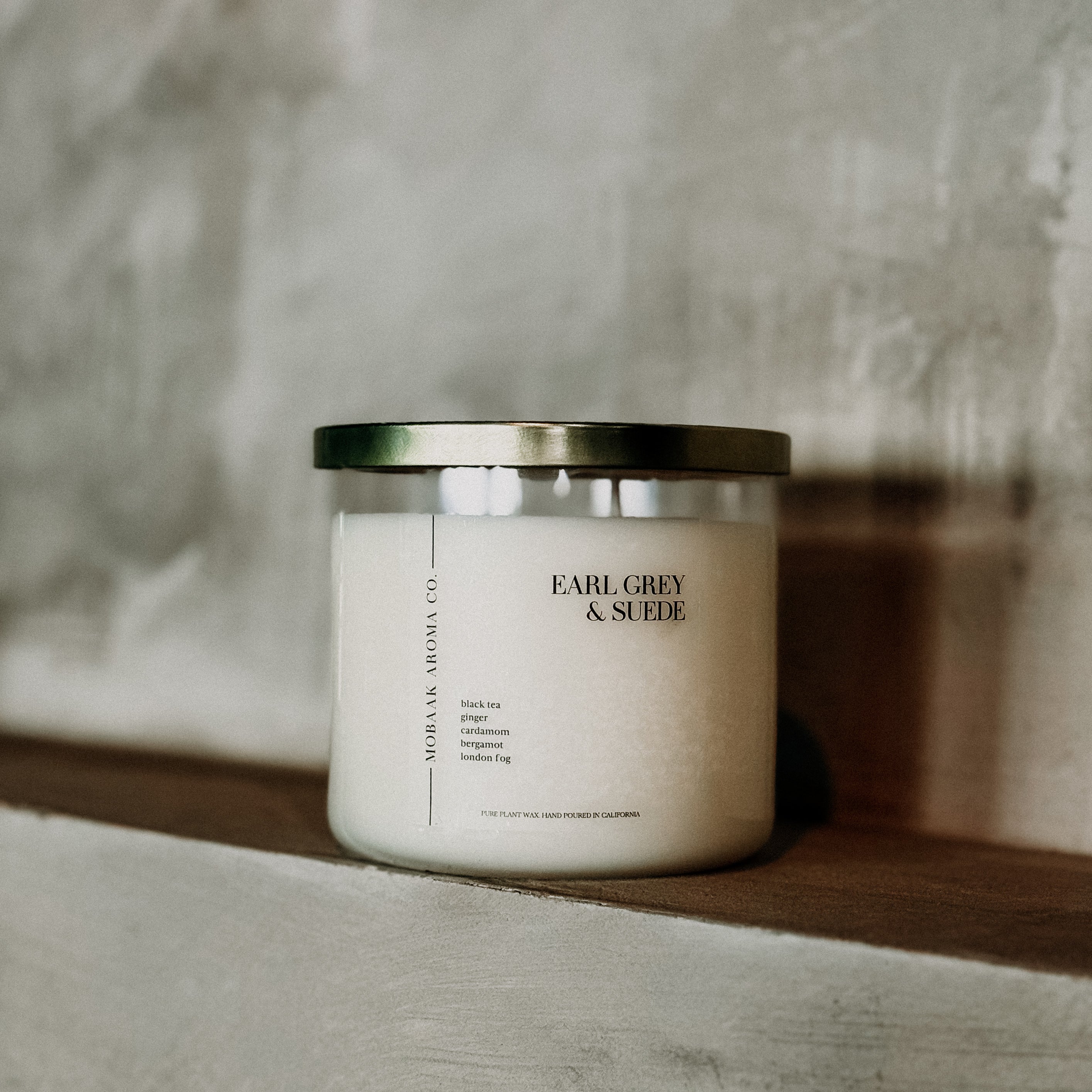 Earl Grey &amp;amp; Suede Candles