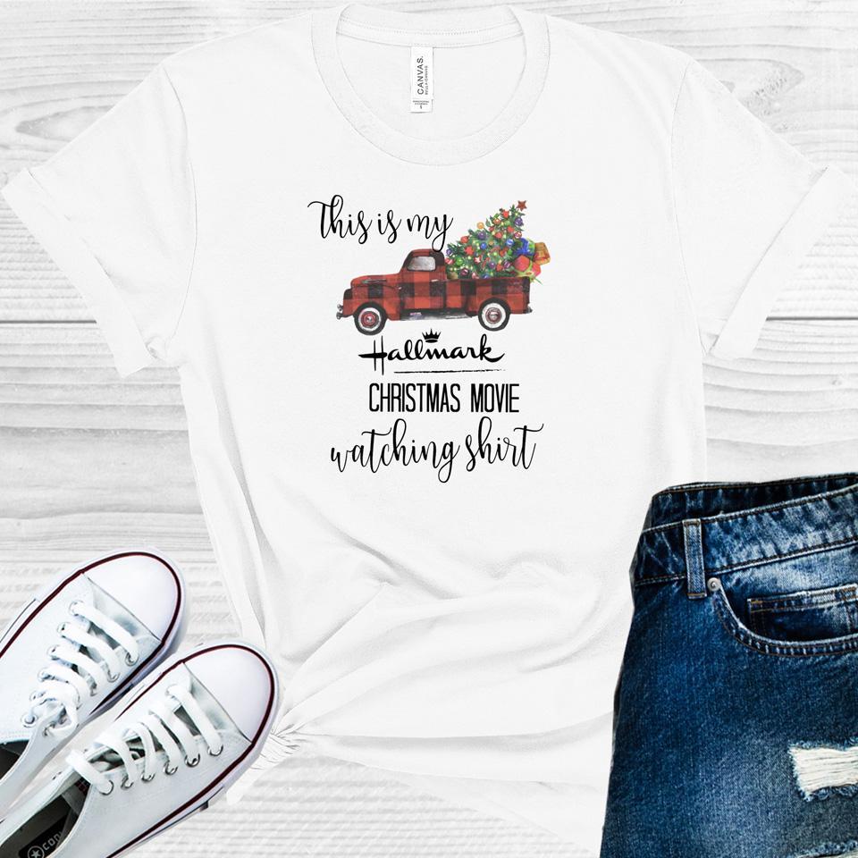 This is My Christmas Movie Watching Shirt Graphic Tee