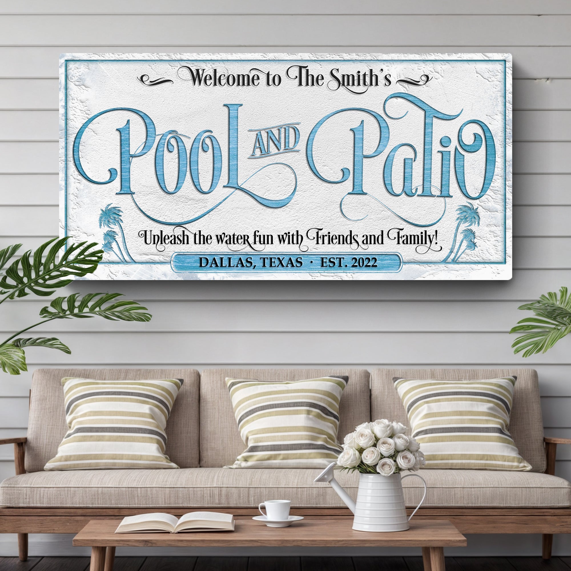 Personalized Pool &amp;amp; Patio Sign