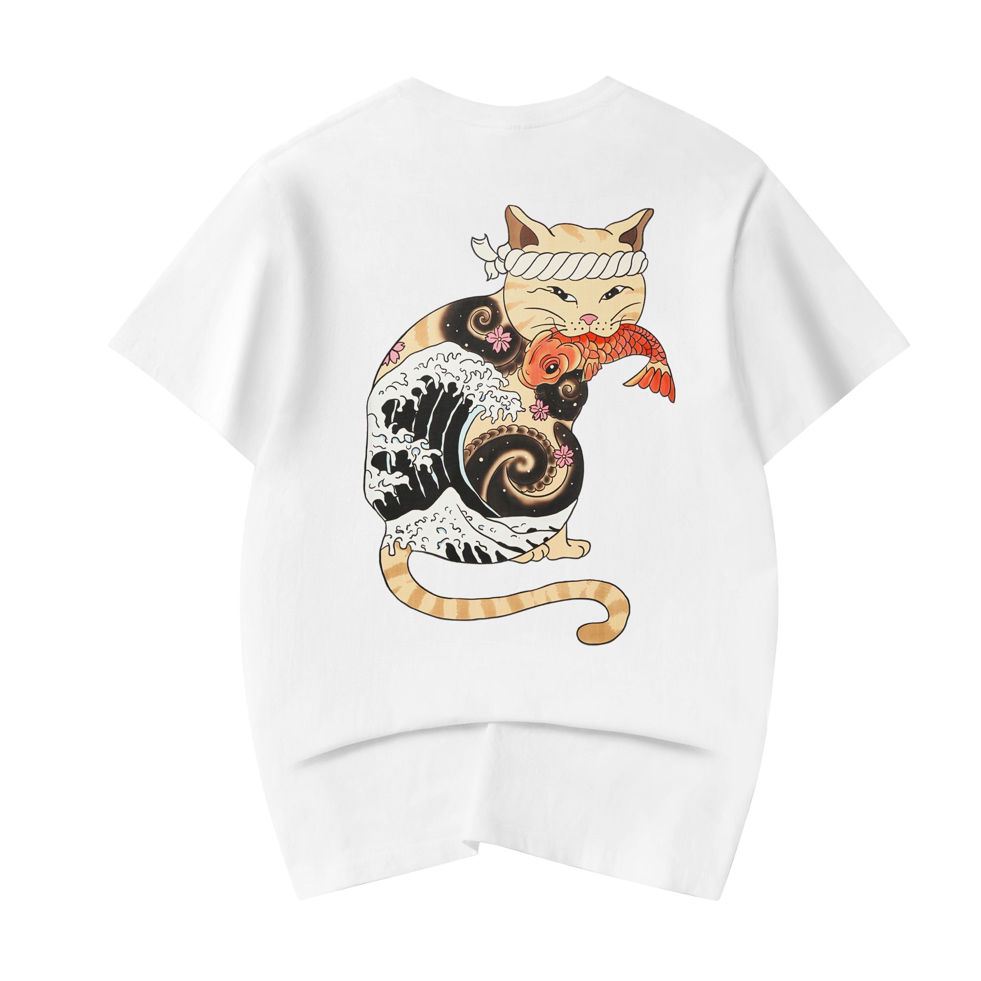 YeT015 Cat Koi Tee