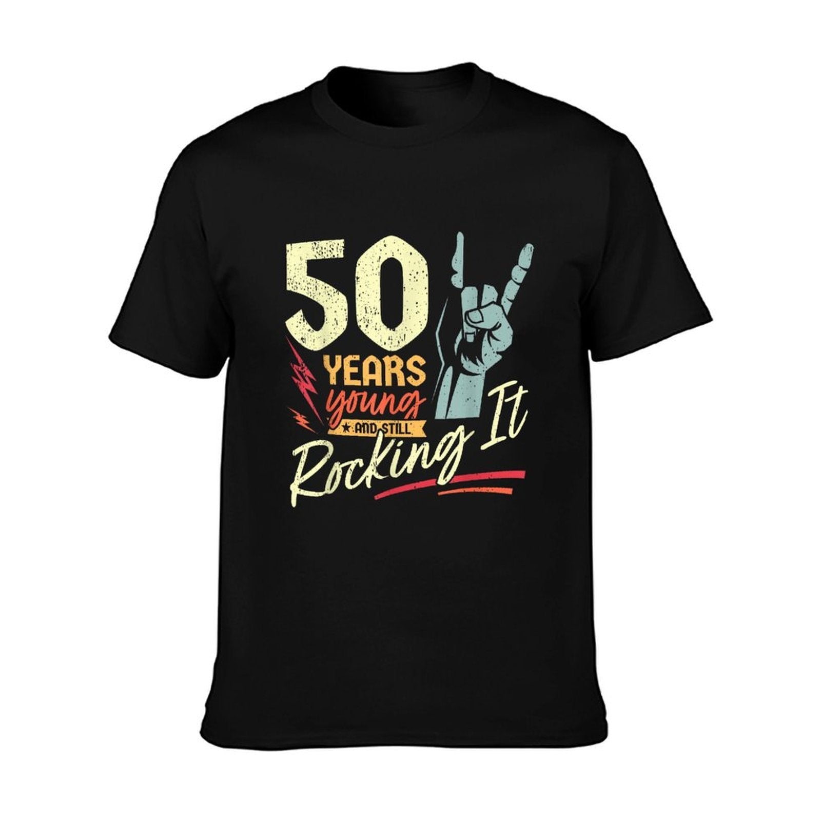 50th Birthday Funny Rock&amp;amp;#39;n&amp;amp;#39;Roll Birthday 50 Years T-Shirt