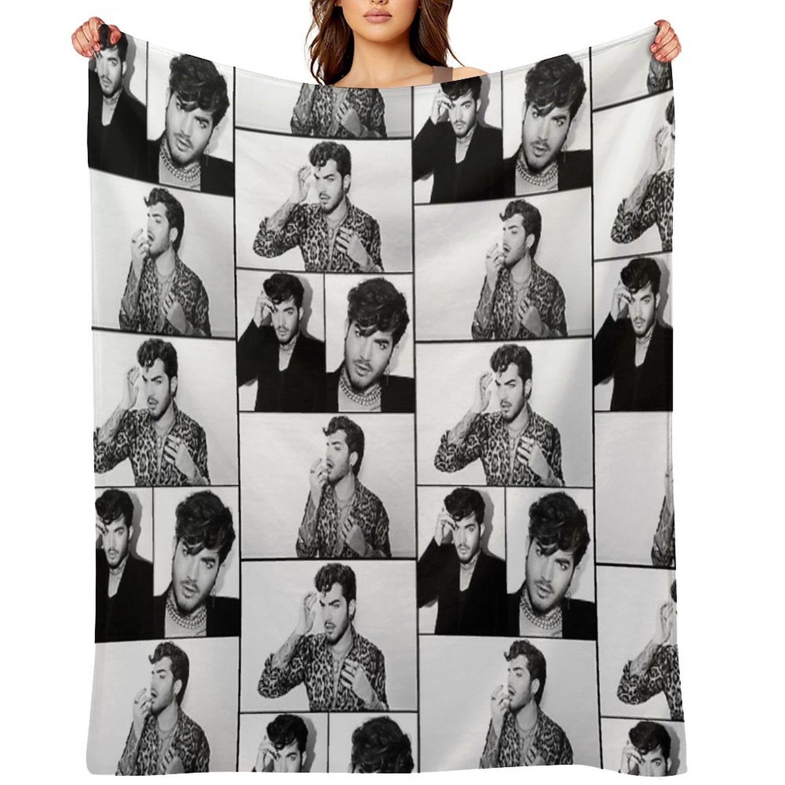 Stunning Adam Lambert Throw Blanket