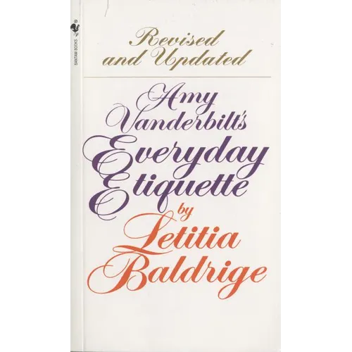 Amy Vanderbilt&amp;#39;s Everyday Etiquette - Paperback