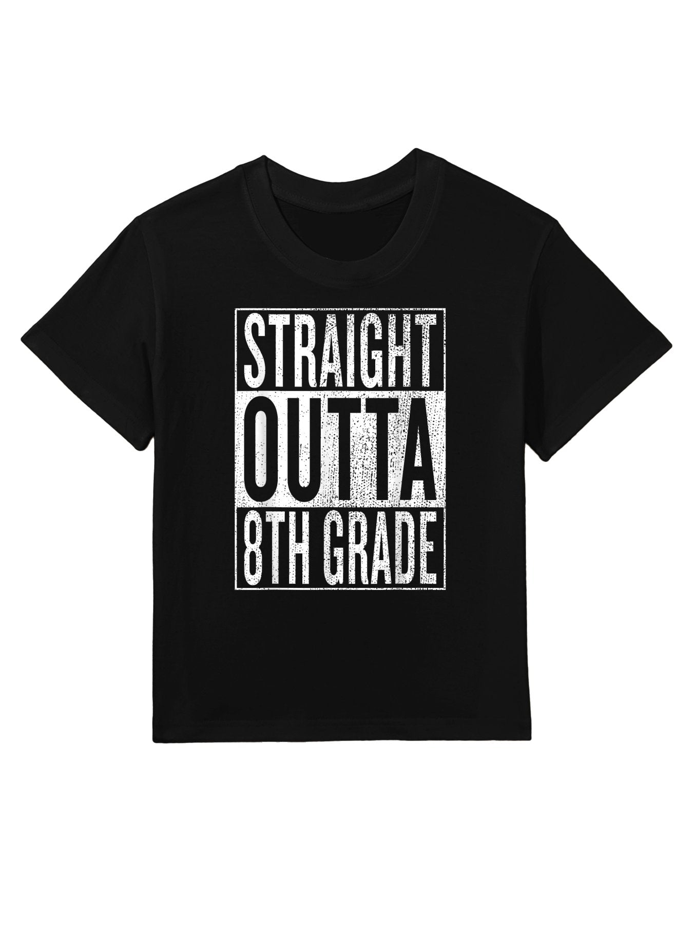 Straight Outta 8th Grade Great Graduation Gift Shirt Kids T-Shirt