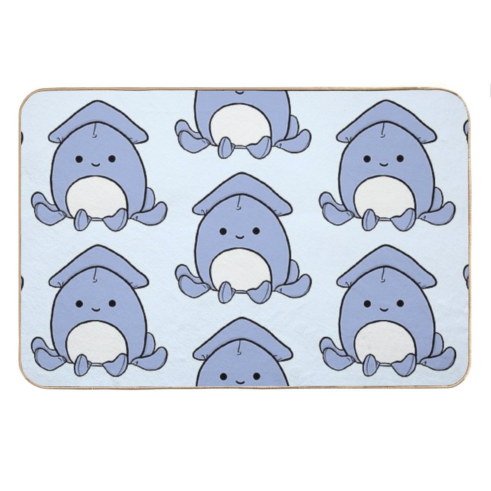 Squish Squid Bath Mat