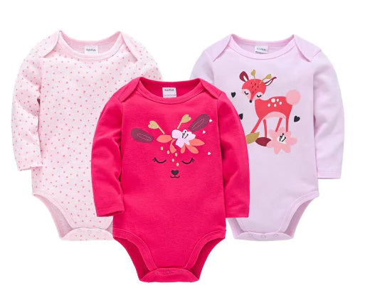 Style Loft Collection BabyStyle Amelie du Nord Long Sleeve Bodysuit 3-Piece Set