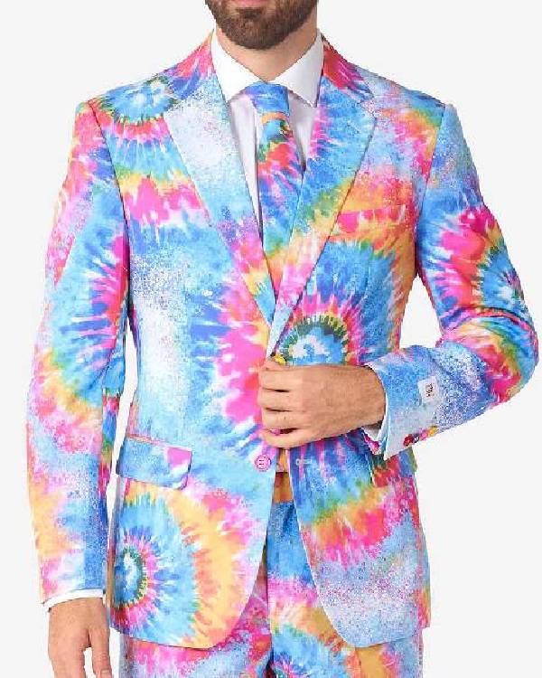 The Block AU Rainbow Tie Dye Suit