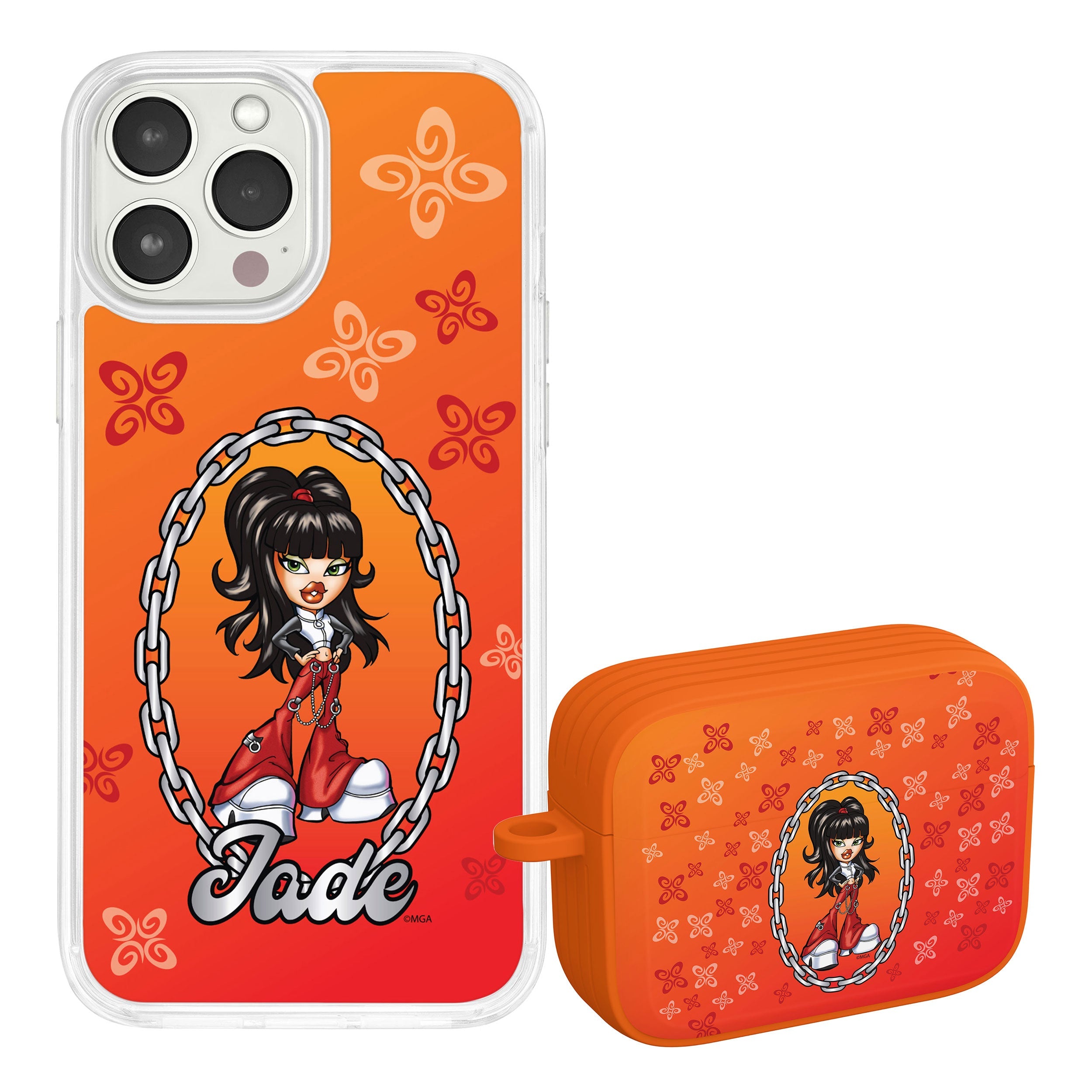 Bratz® Passion For Fashion HD Apple iPhone 15 Mag-Safe Phone Case and AirPods Pro Combo Package