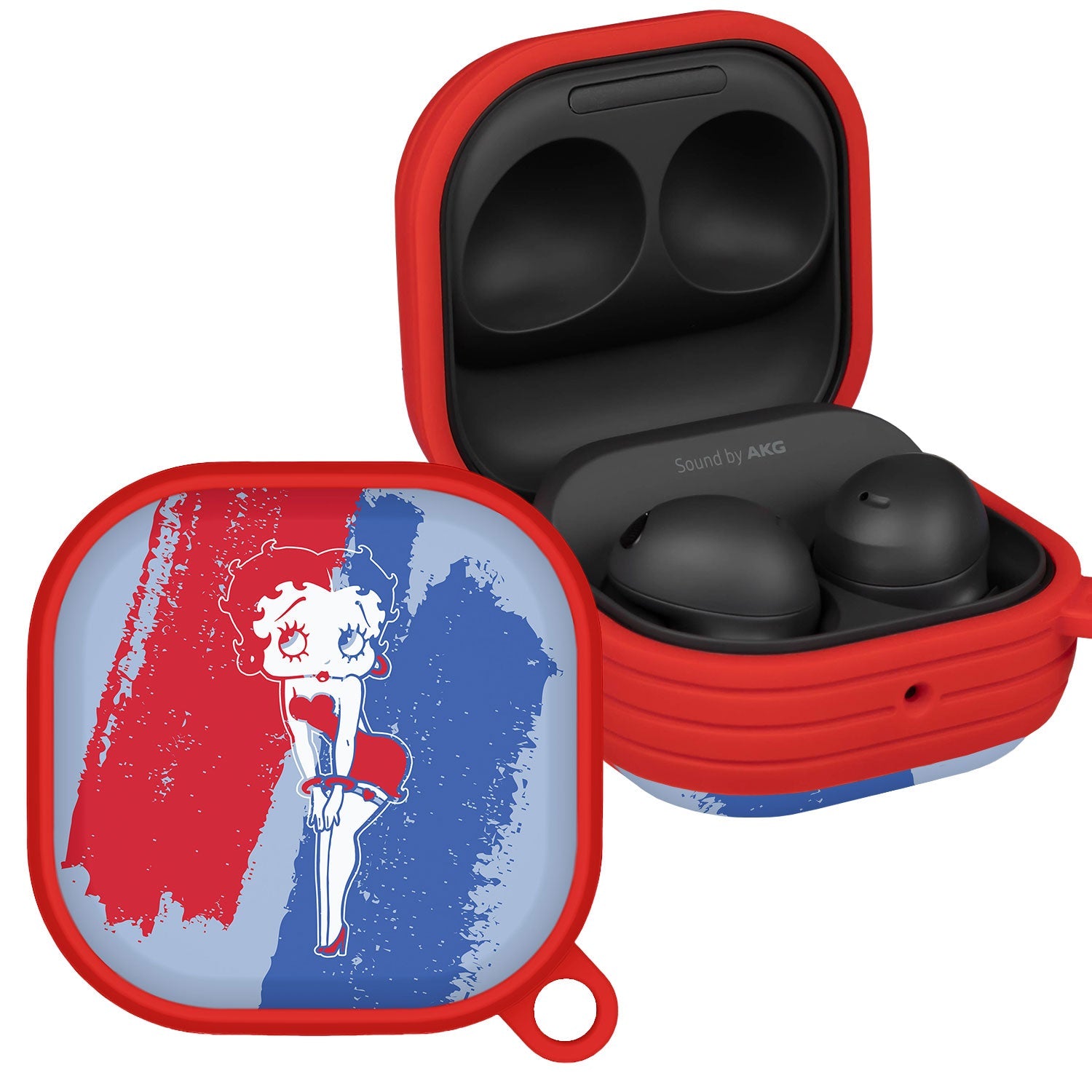 Betty Boop Red White &amp;amp; Boop HDX Samsung Galaxy Buds Pro Case Cover