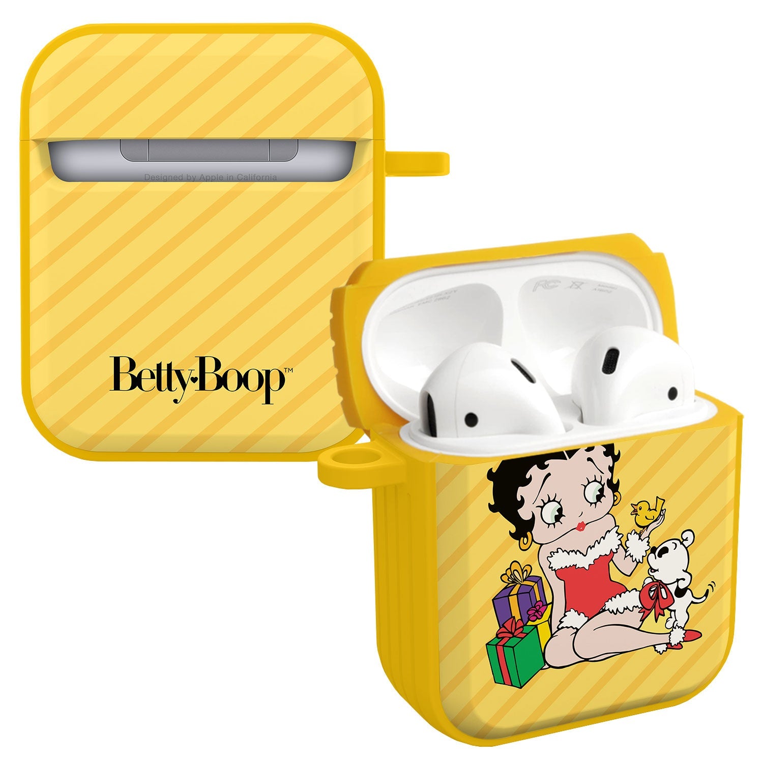 Betty Boop Happy Holidays HDX Apple AirPods Gen 1 &amp;amp; 2 Case Cover