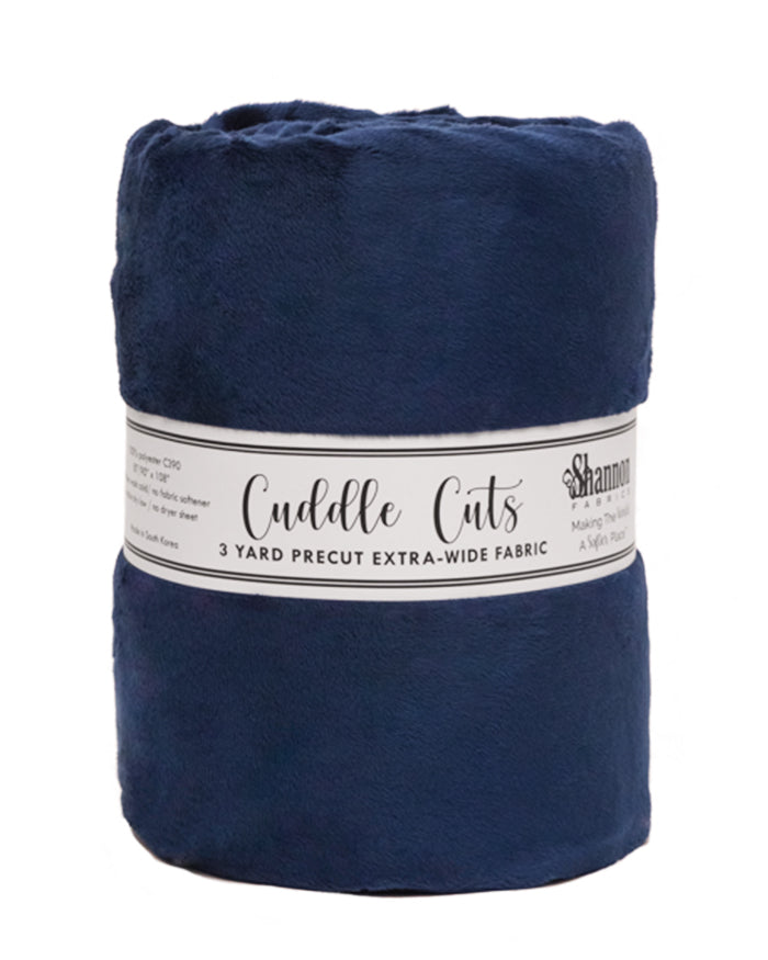 3 Yard Cuddle 110&amp;quot; Cut - Navy