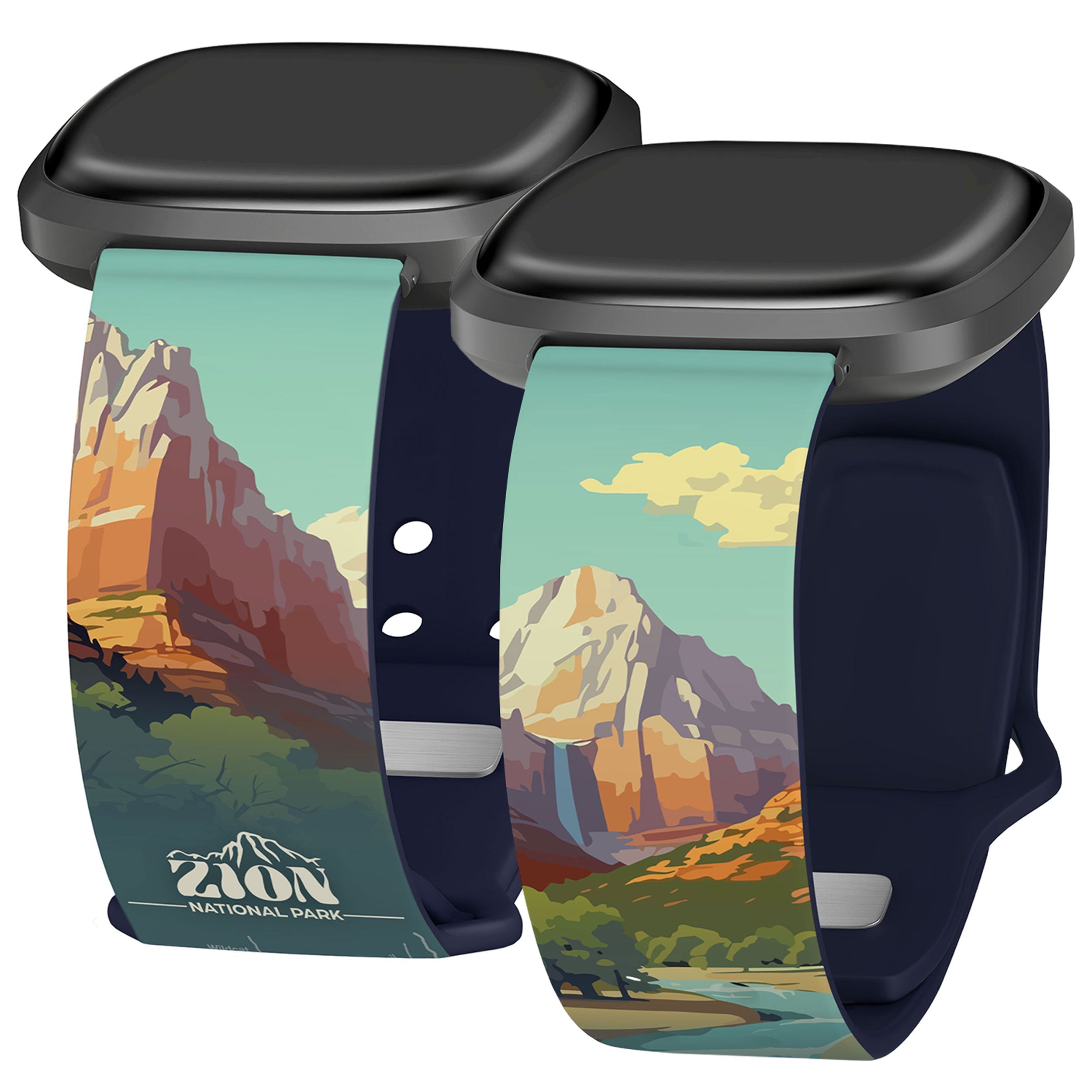 National Parks Zion HD Fitbit Versa 3 &amp;amp; Sense 1 Watch Band