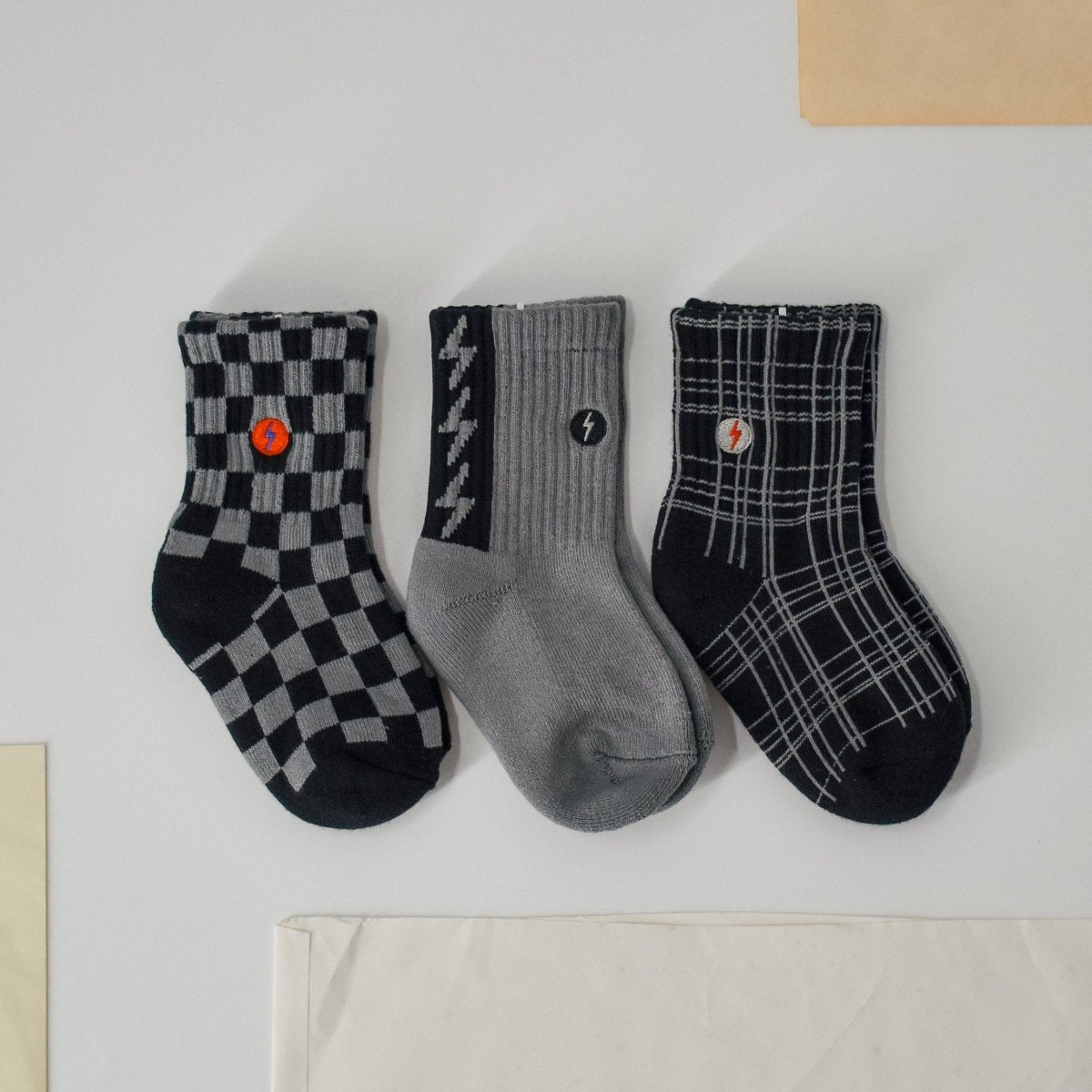 3-PACK &amp;quot;CHECK THE VOLTS&amp;quot; SOCKS
