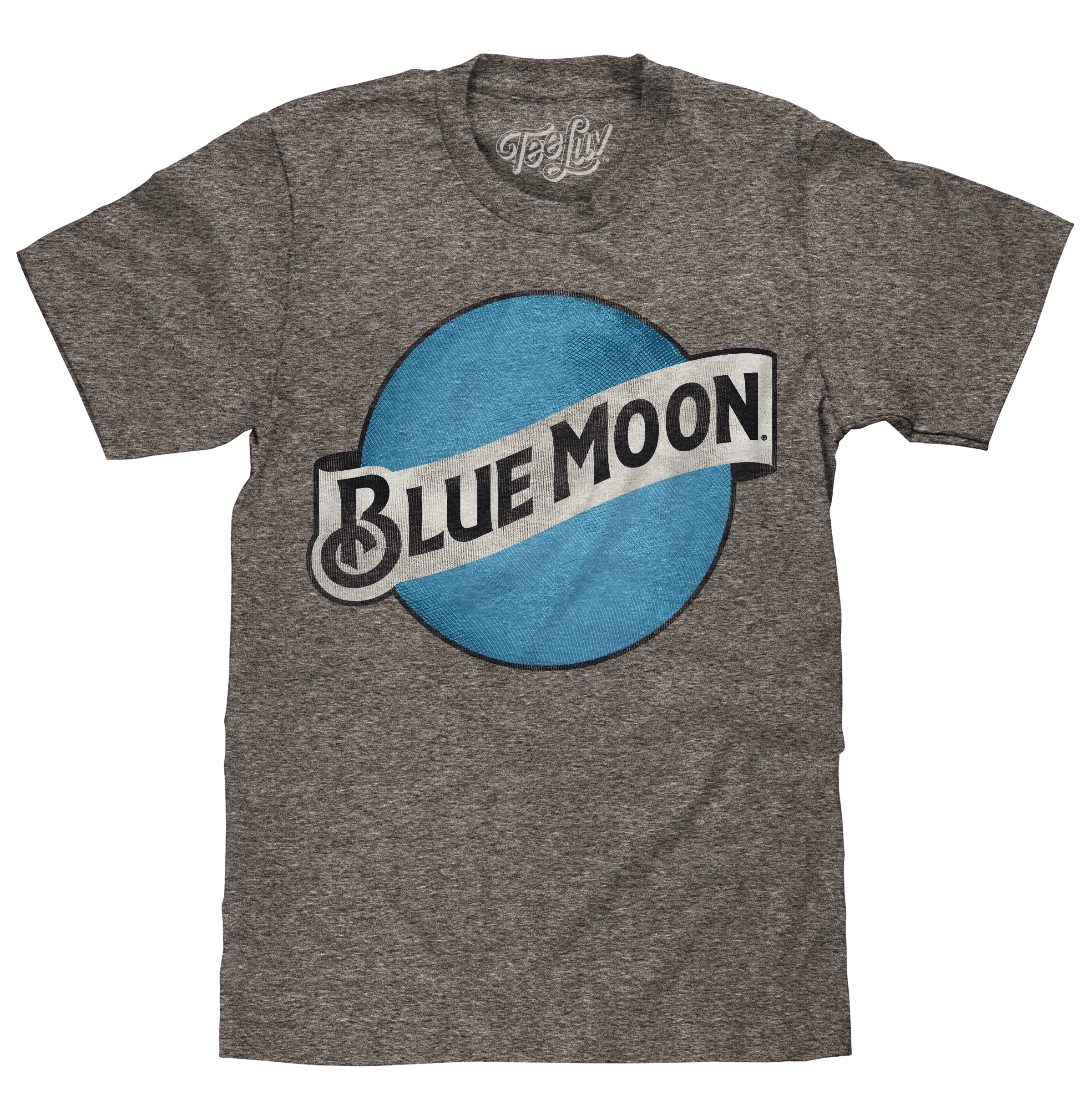 Blue Moon Color Logo T-Shirt - Gray