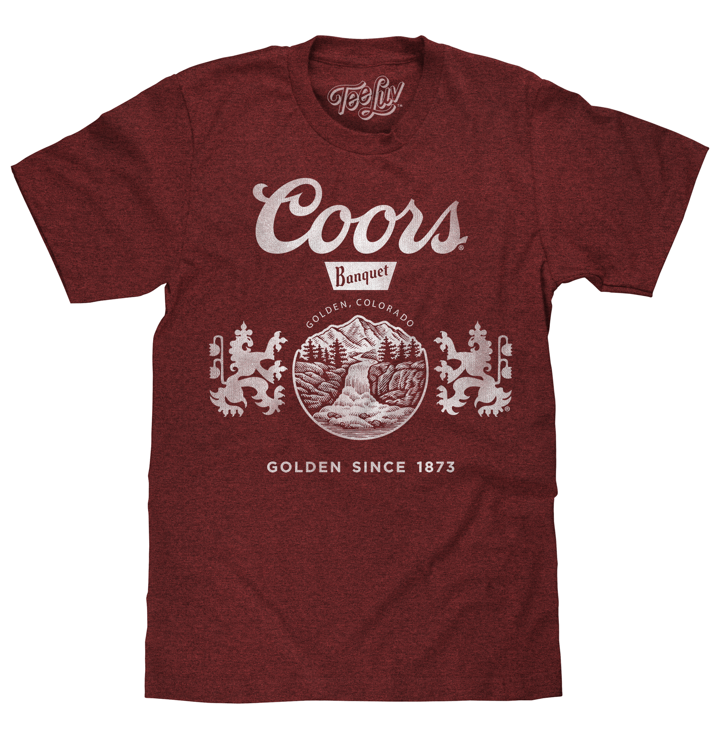 Coors &amp;quot;Golden, Colorado&amp;quot; Logo T-Shirt - Red