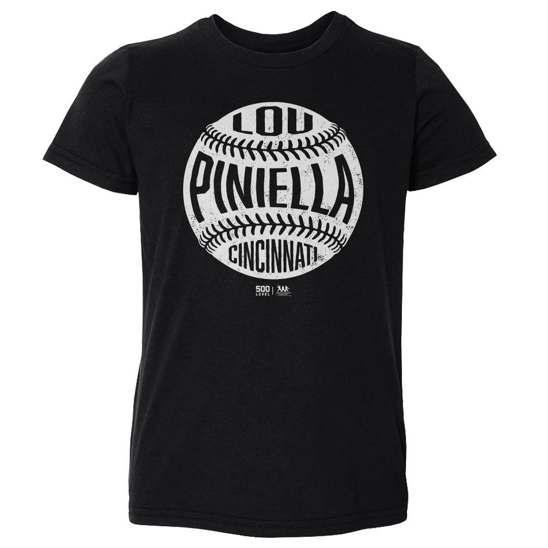LOU PINIELLA CINCINNATI VINTAGE BASEBALL WHT