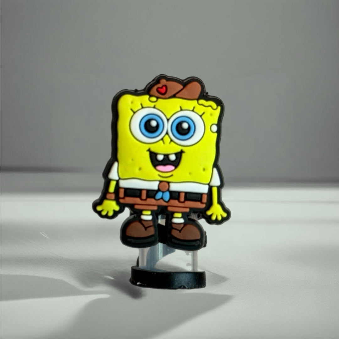 SPONGE DUDE STRAW TOPPER