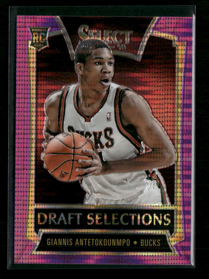 Giannis Antetokounmpo 2013-14 #15 Draft Selections Prizms Purple #/99