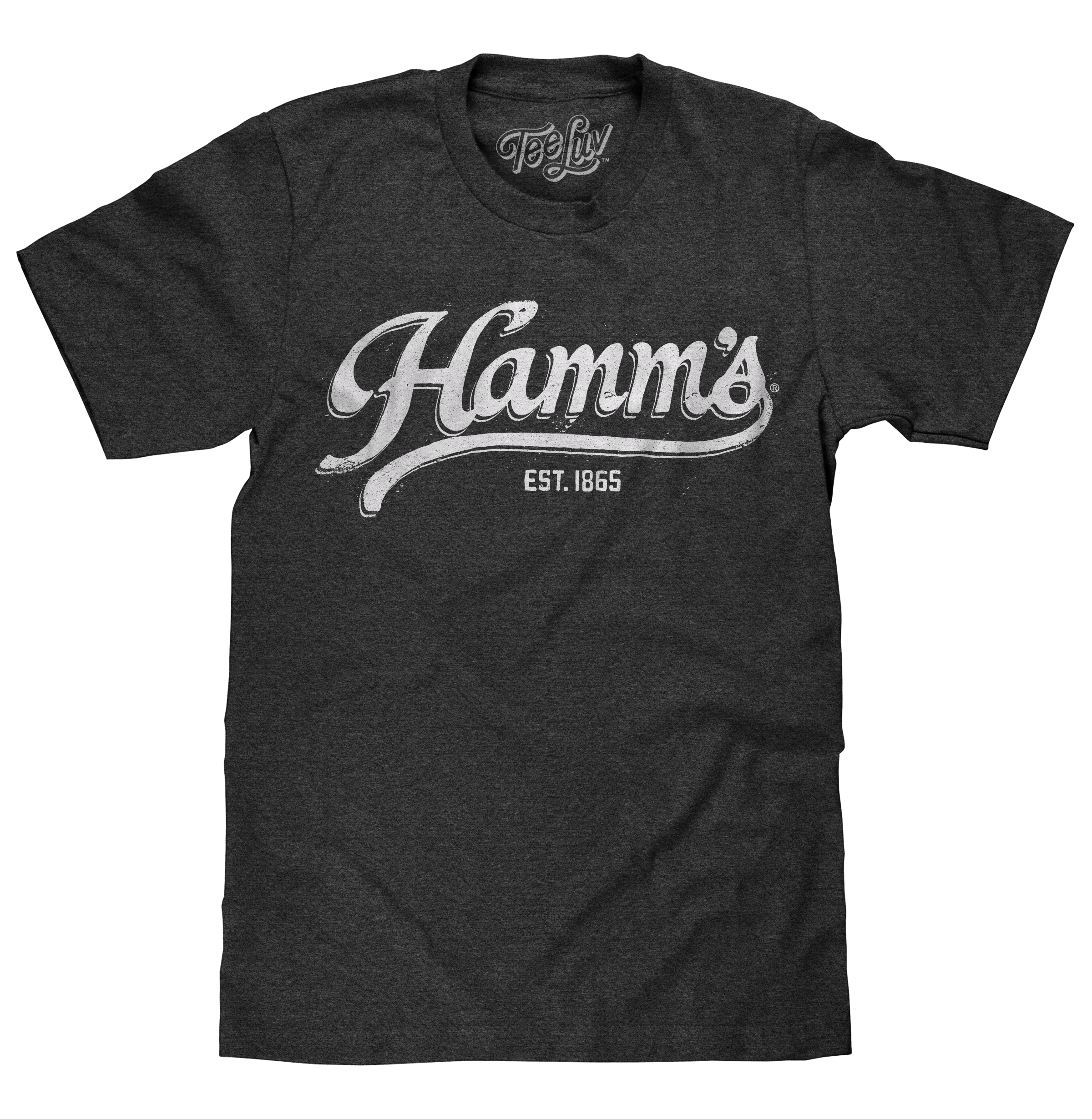 Hamm&amp;#39;s Established 1865 White Print T-Shirt - Gray
