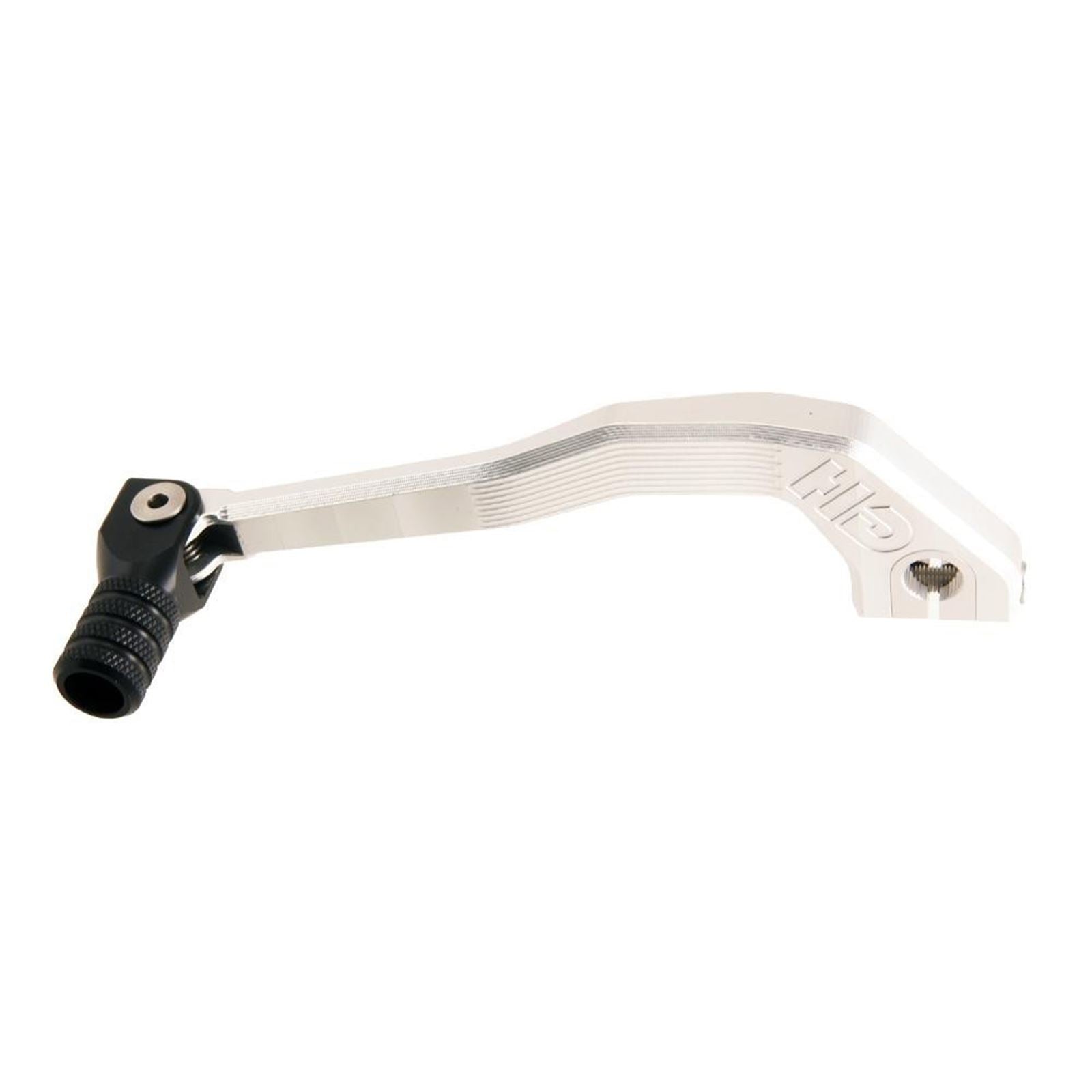 HAMMERHEAD DESIGNS® - KURLED SHIFT LEVER +10MM SILVER-BLACK 01-0903-06-60